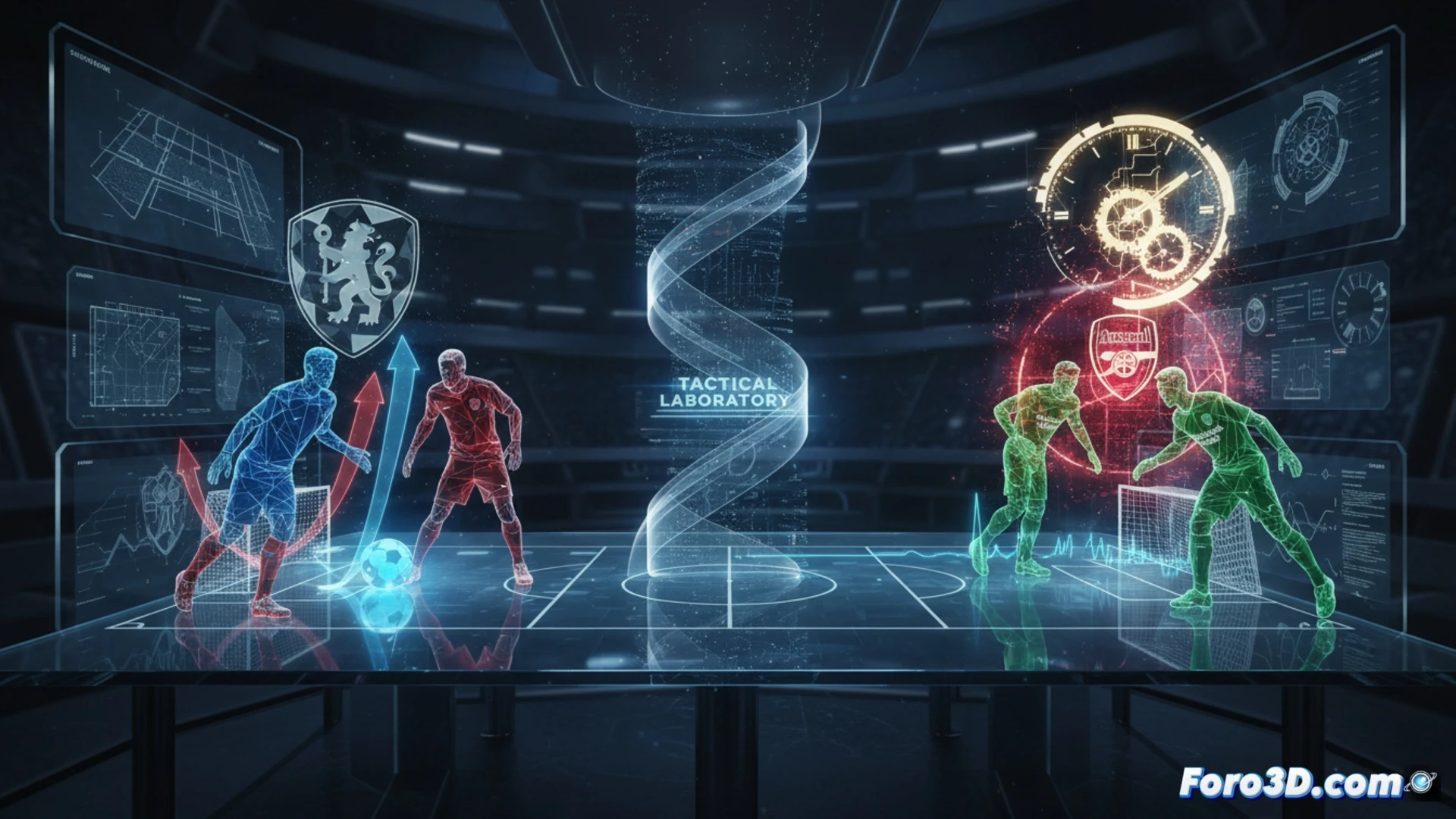 Análisis 3D de la Champions: PSG reacciona, Arsenal resiste