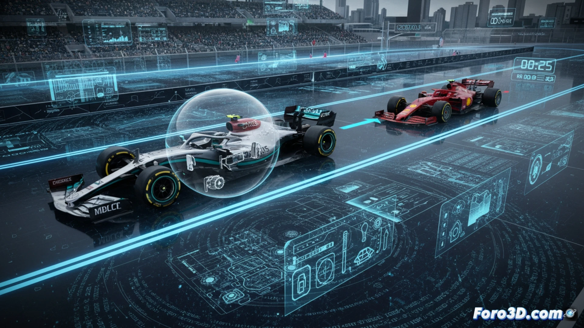 Análisis 3D de la dobleta de Mercedes en Melbourne 2026