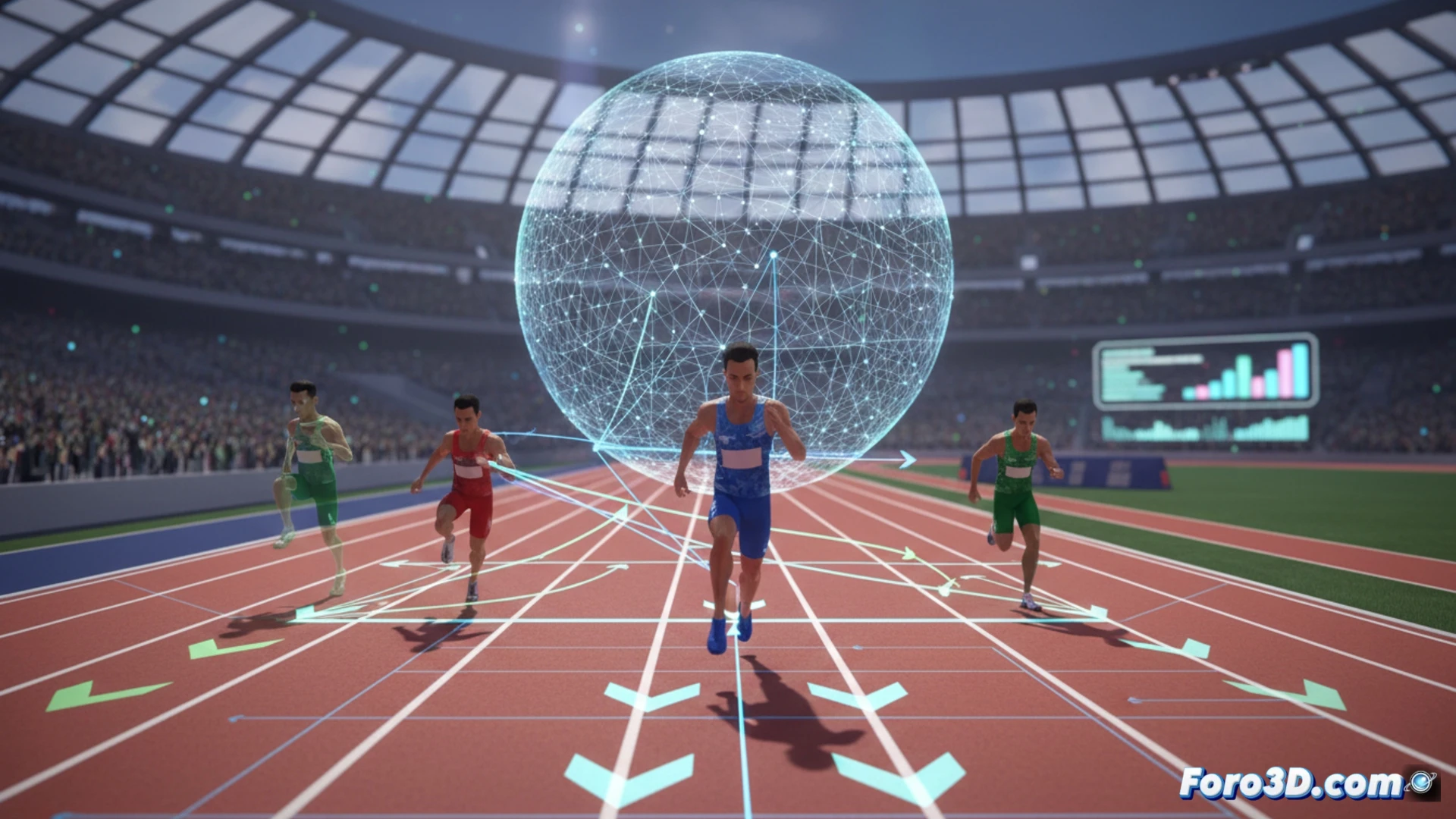 Análisis 3D de la estrategia de Attaoui para el bronce mundial