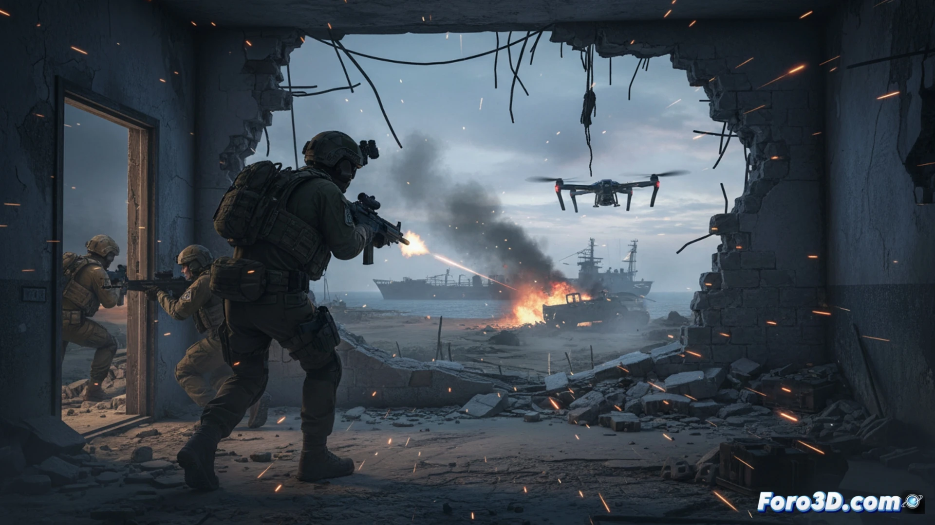 Análisis 3D de la Operación en el Estrecho de Ormuz