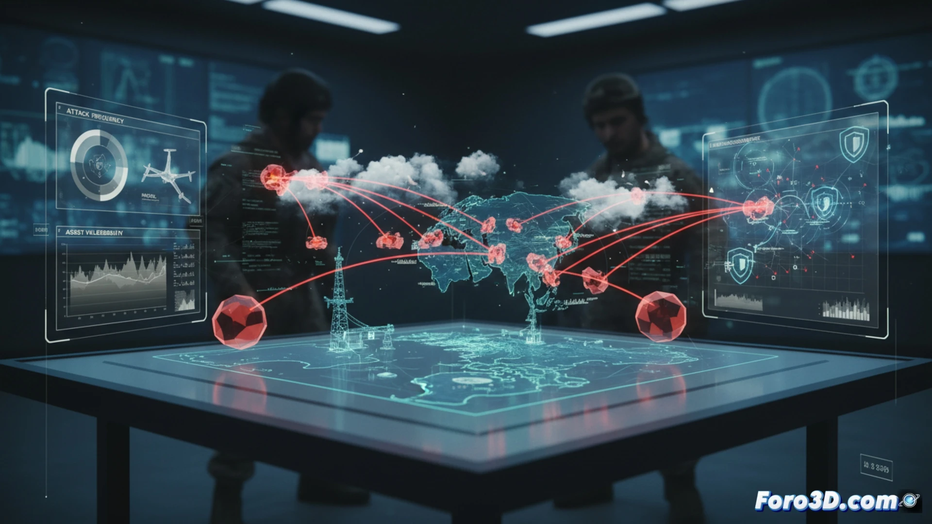 Análisis 3D de los ataques con drones en el Golfo