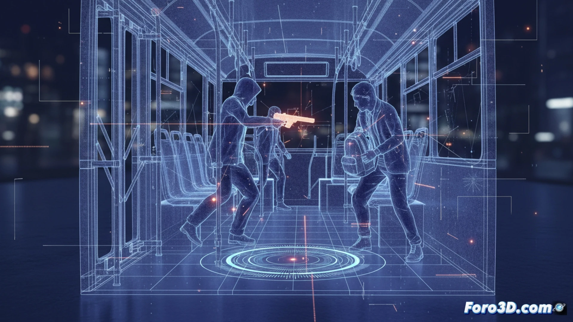 Análisis 3D de robos en transporte público: reconstruyendo la escena