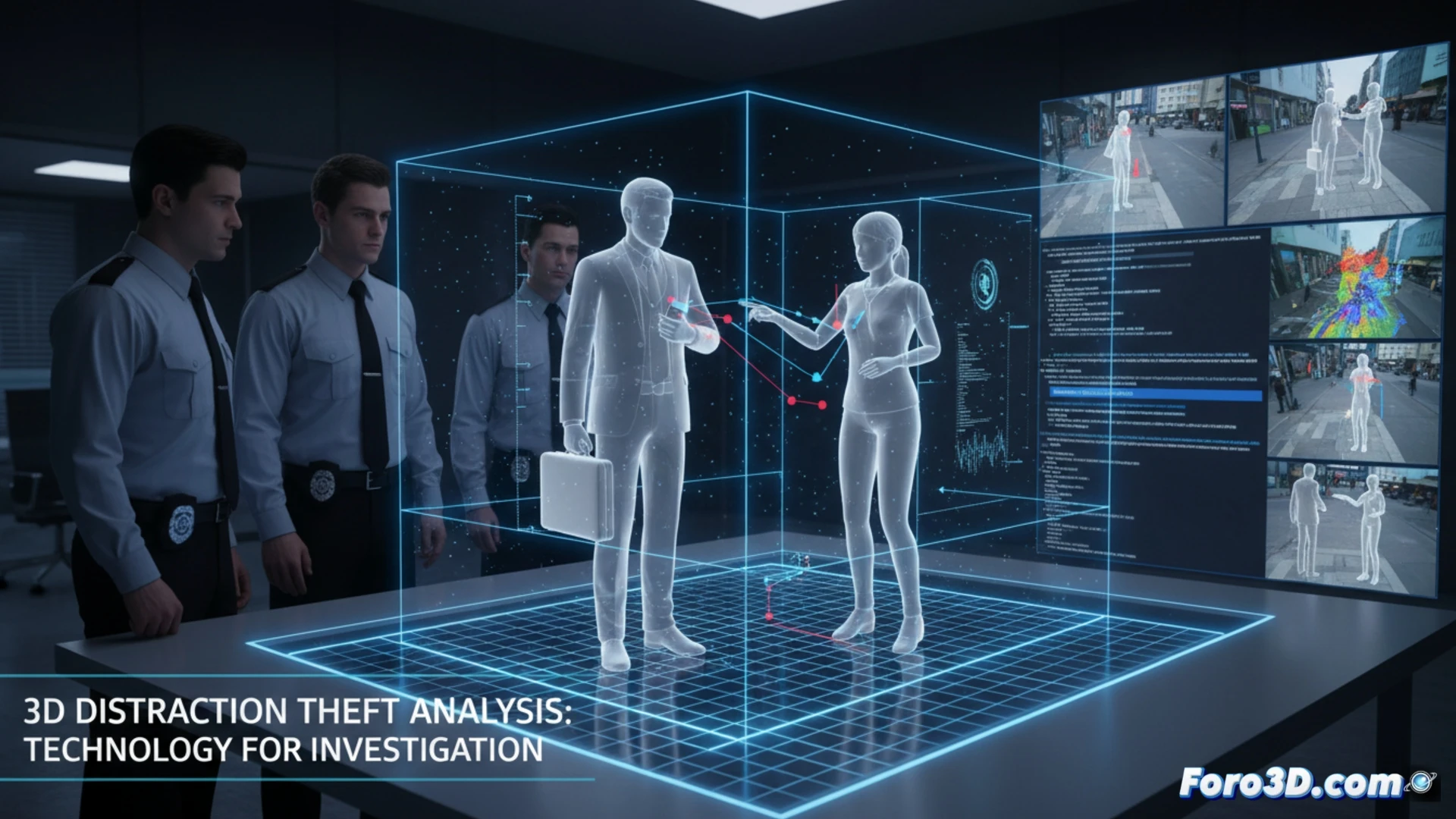 Análisis 3D de robos por distracción: tecnología al servicio de la investigación