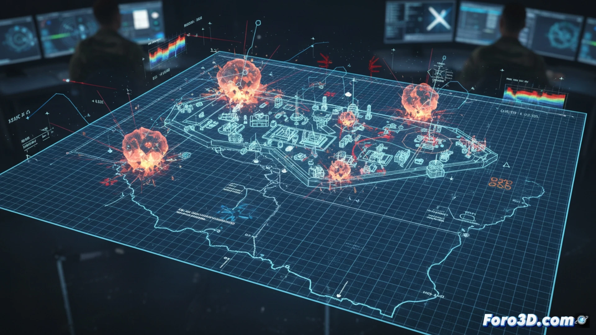 Análisis 3D del Bombardeo en Ormuz: Más Allá del Impacto