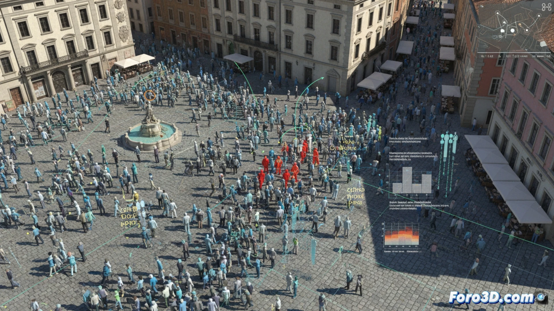 Análisis 3D del carterismo en zonas turísticas masificadas