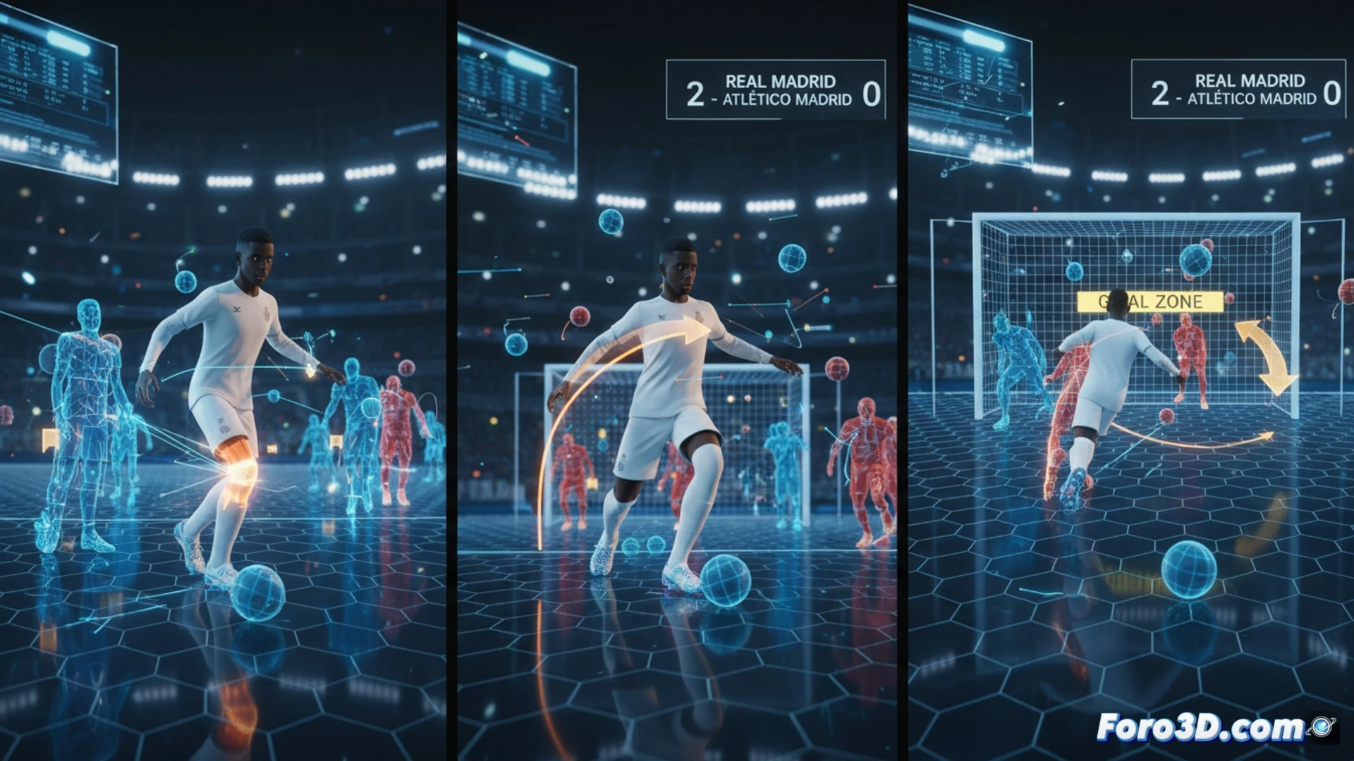 Análisis 3D del doblete de Vinícius que rompió su maleficio