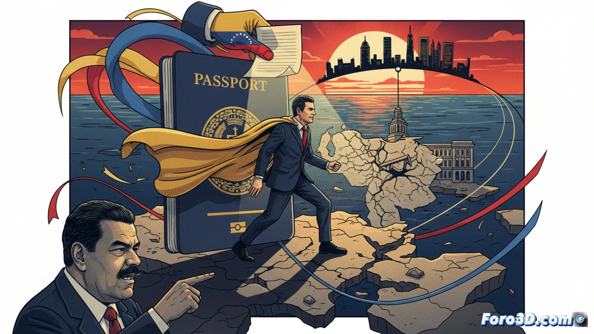 Análisis 3D del gesto diplomático a Leopoldo López