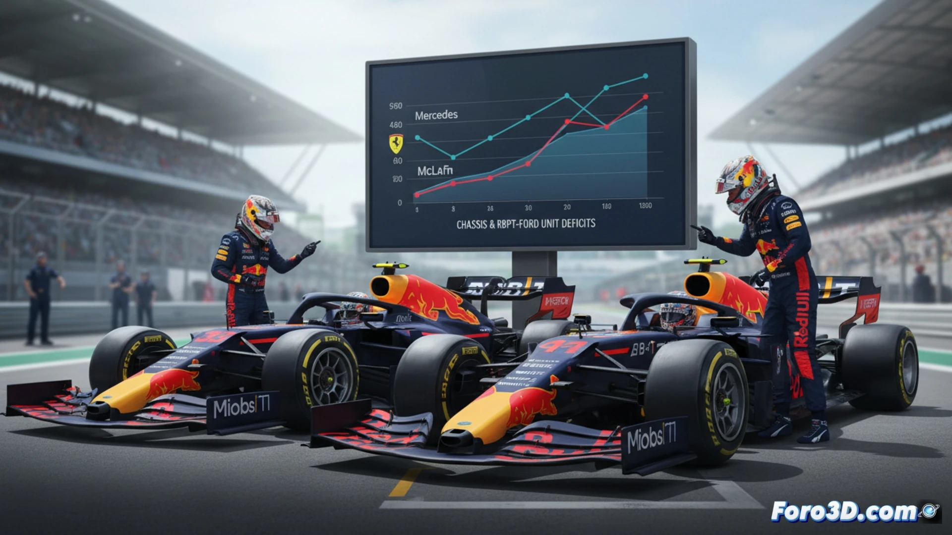 Análisis 3D revela las claves del declive técnico de Red Bull F1