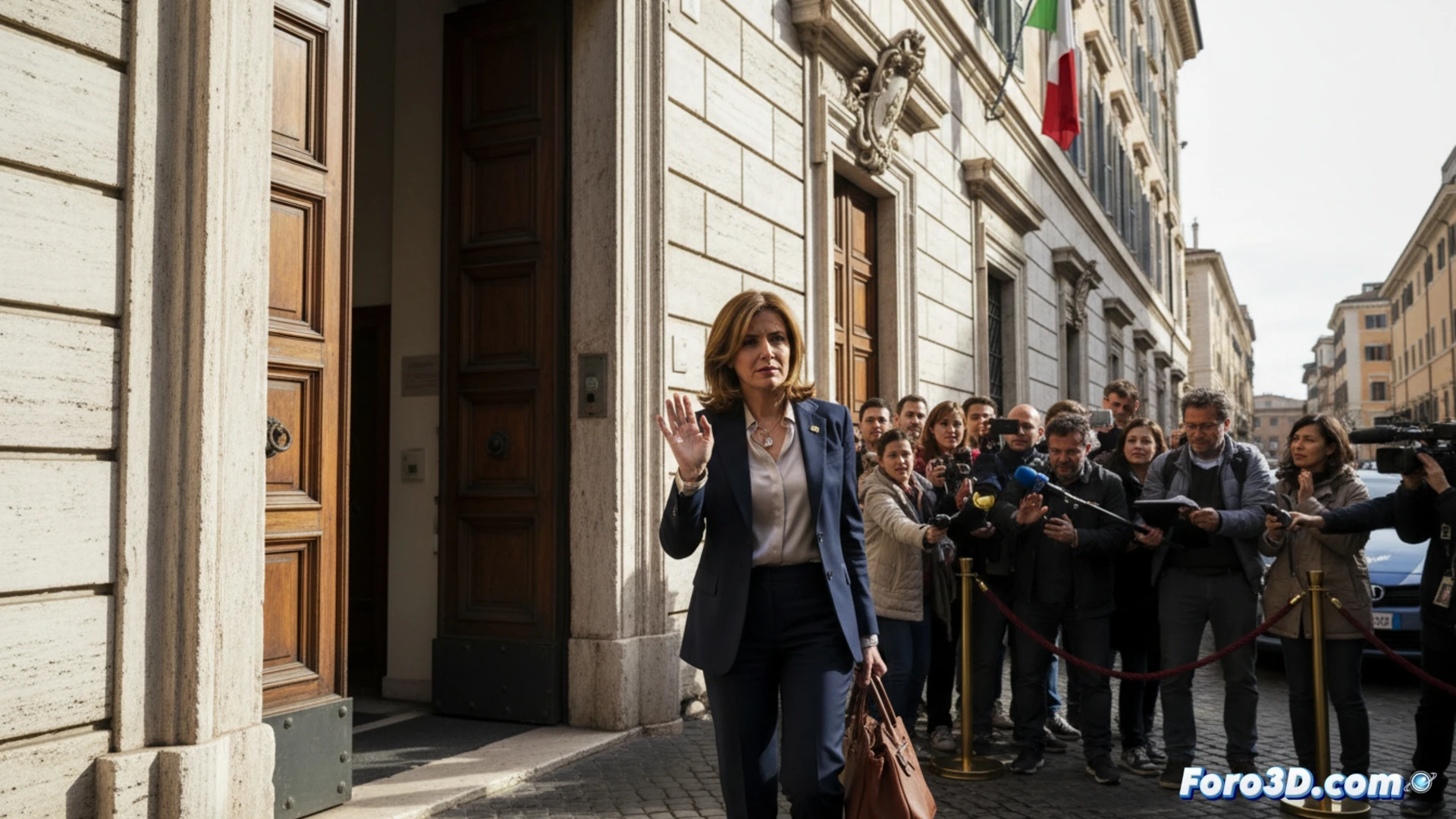 Análisis Visual de la Crisis Santanchè: Comunicación bajo Asedio