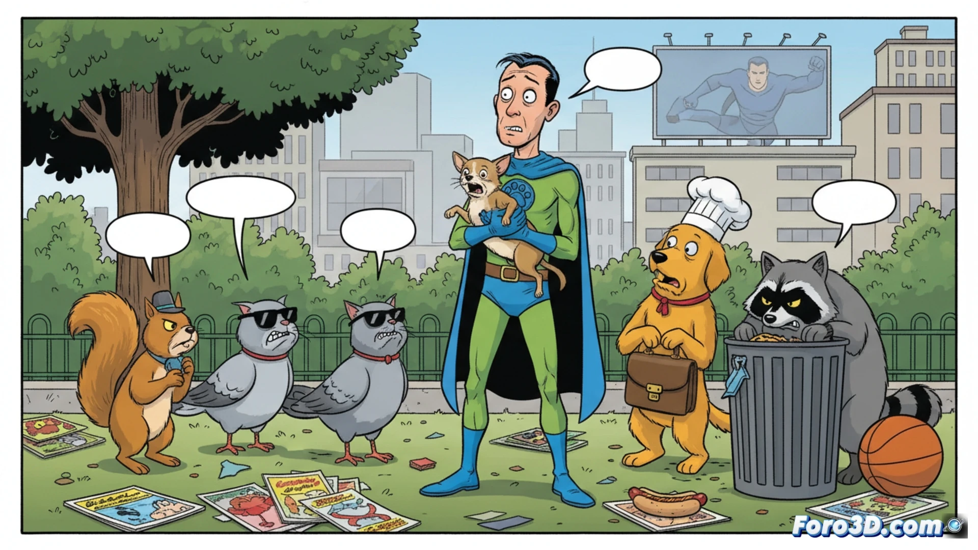 Animan: la parodia de superhéroes que habla con animales