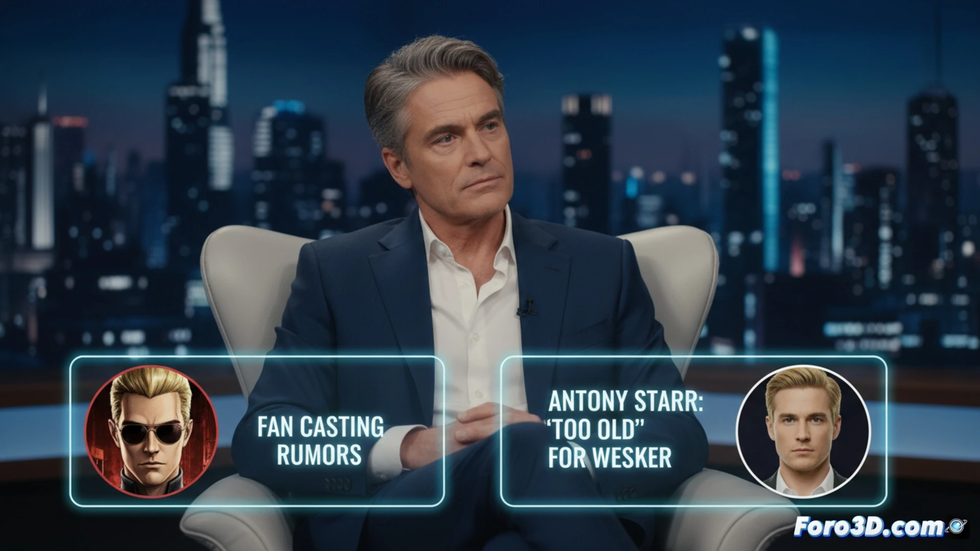 Antony Starr descarta ser Wesker: la tecnología supera los límites físicos