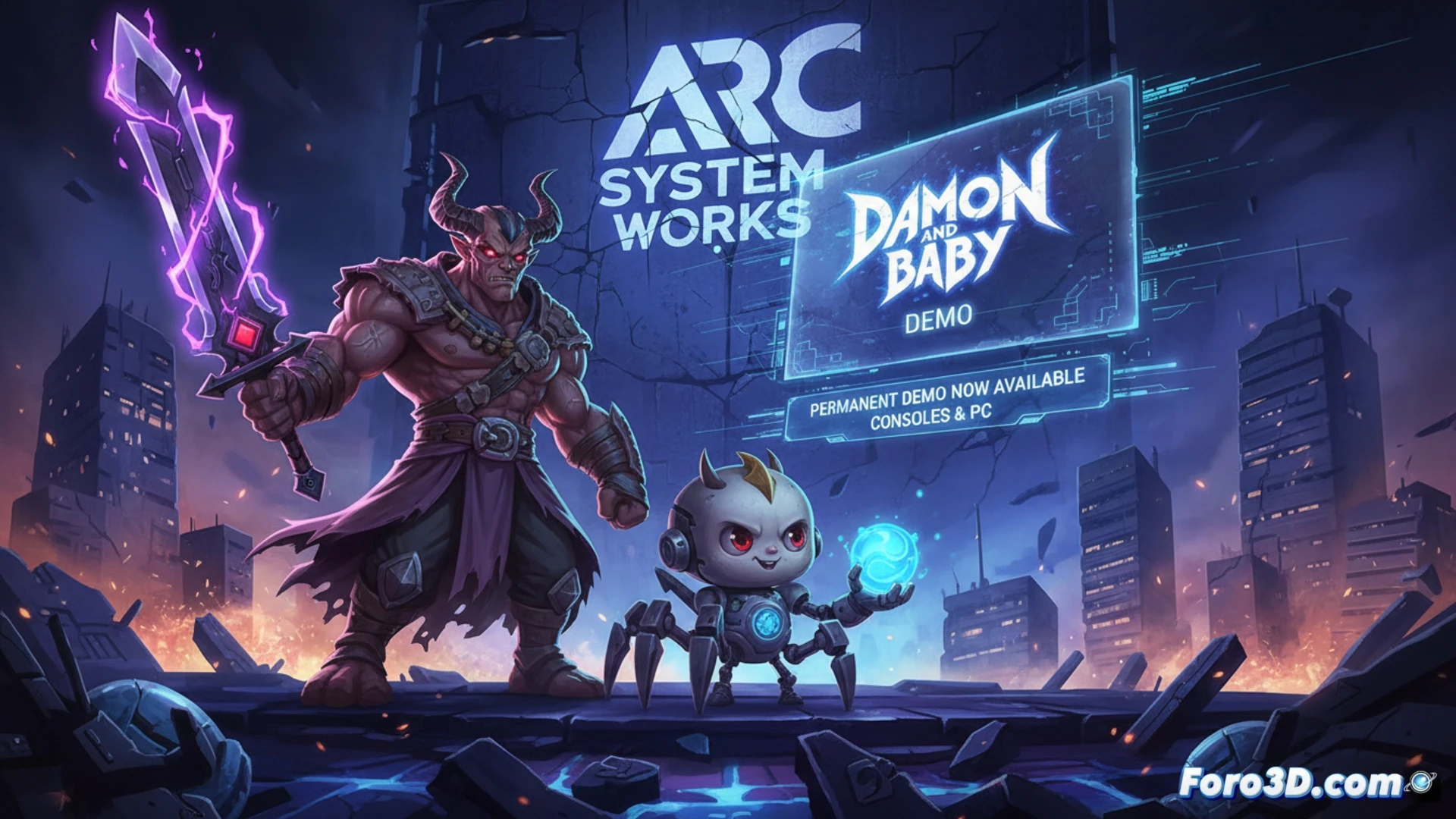 Arc System Works lanza demo permanente de DAMON and BABY
