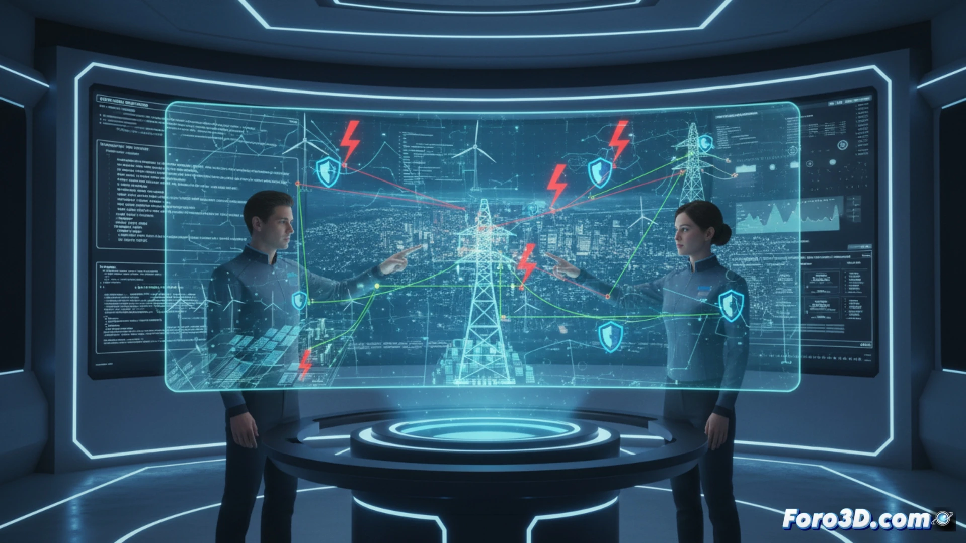 Ataques a la red eléctrica: la simulación 3D como escudo