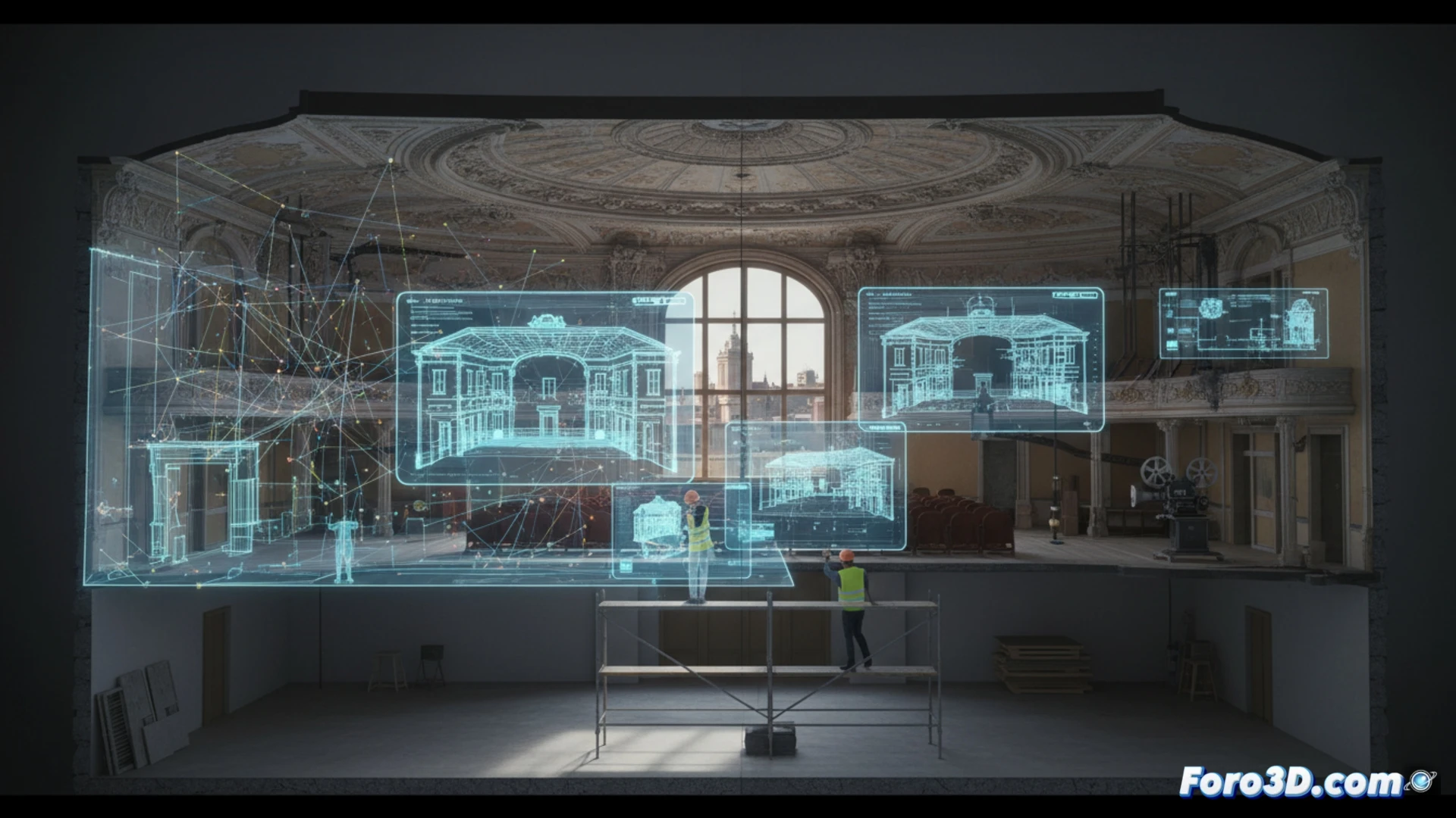 BIM y 3D en la rehabilitación patrimonial del Cine Guelbenzu