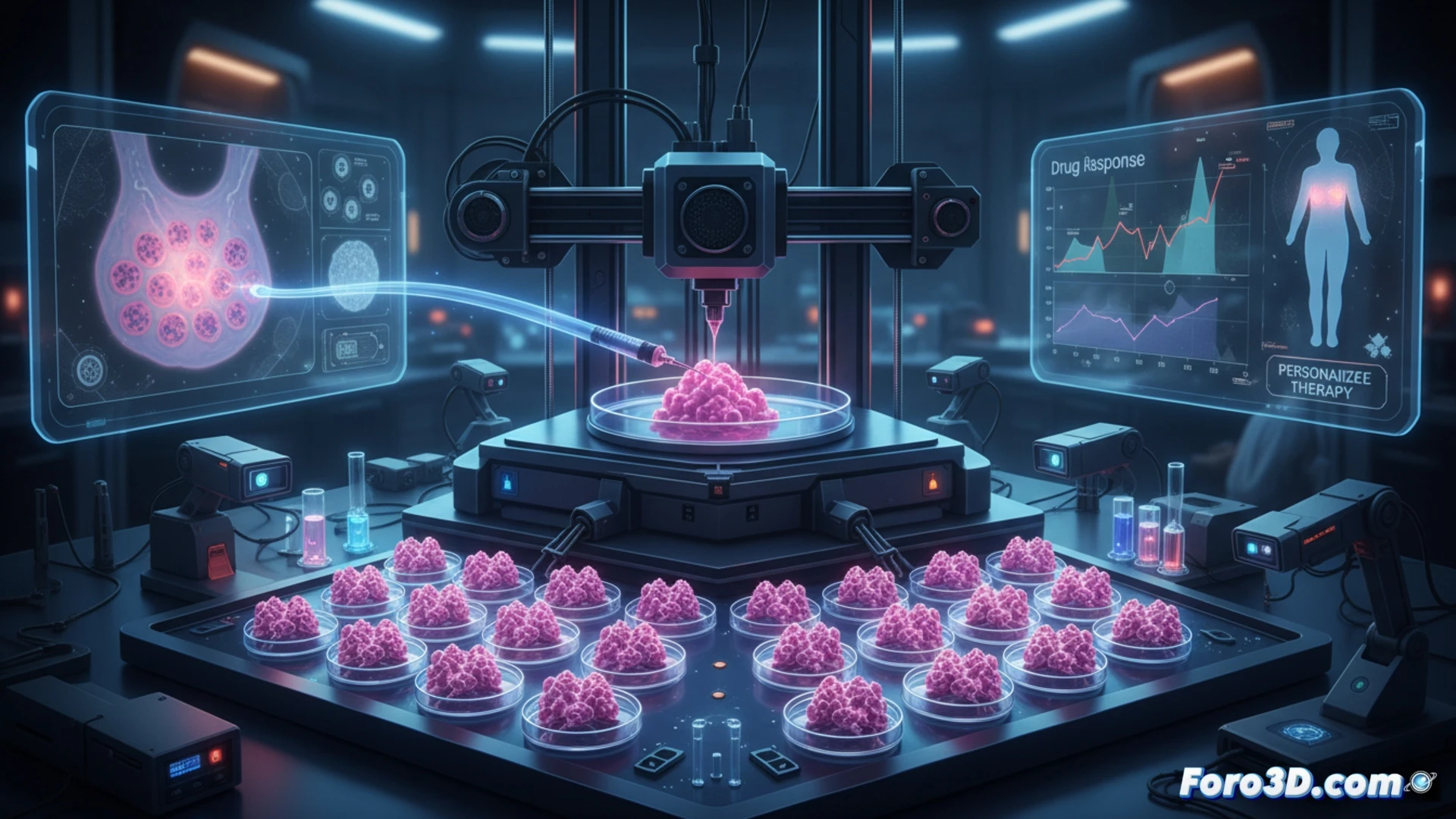 Bioimpresión 3D de tumores para acelerar la terapia personalizada