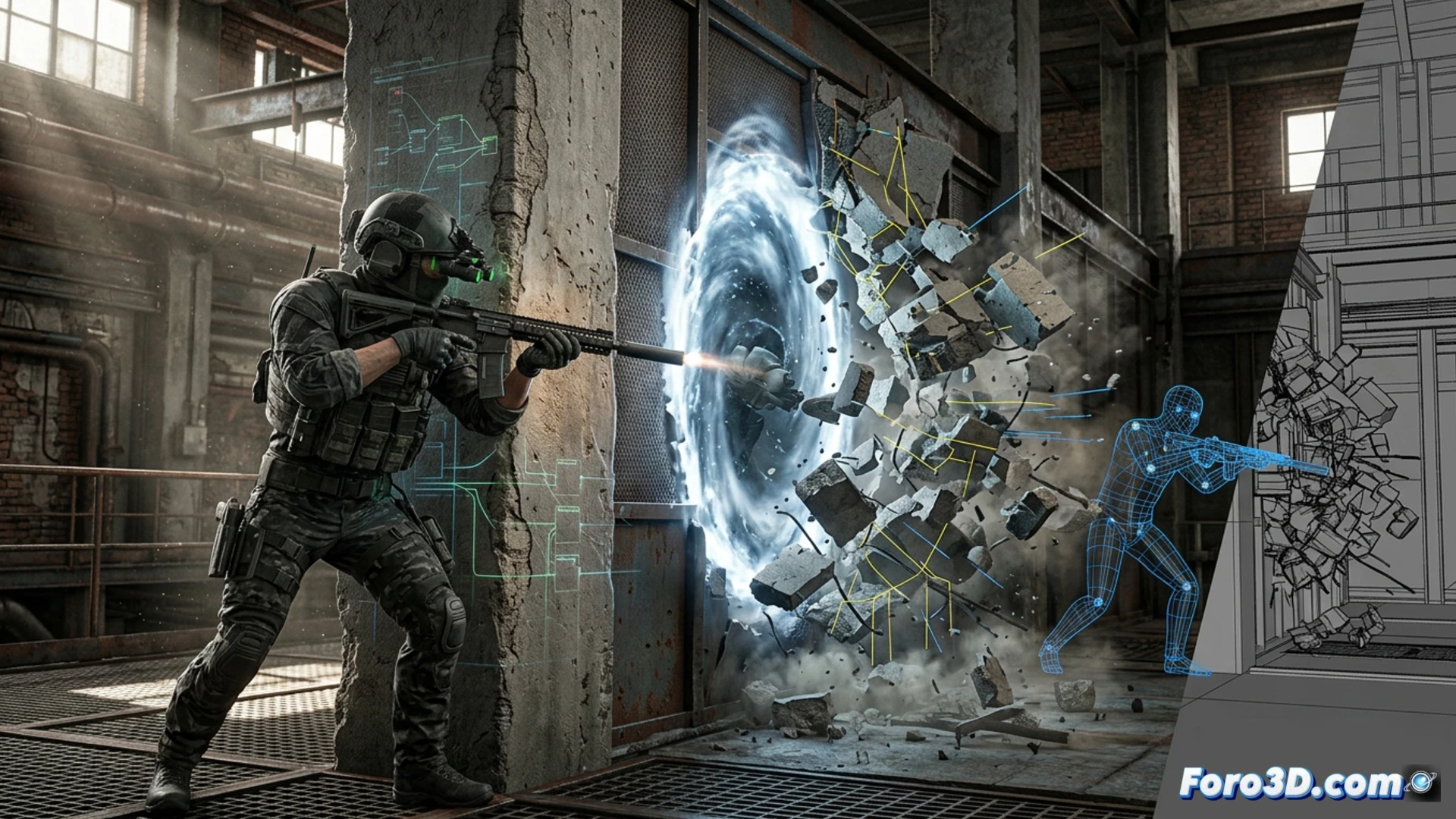 Black State: Fotorrealismo y Destrucción con UE5, Houdini y Maya