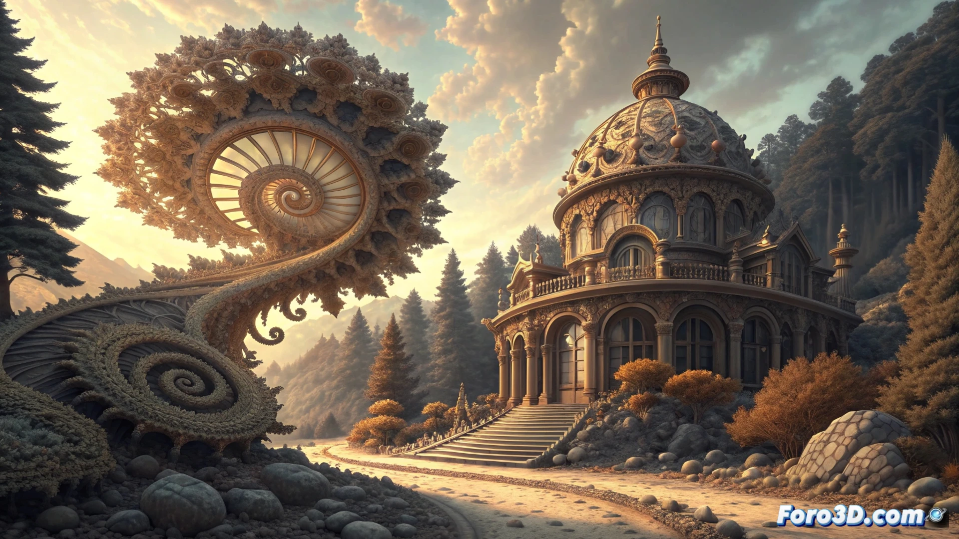 Blender Fractals: fractales 3D animables y ligeros para VFX