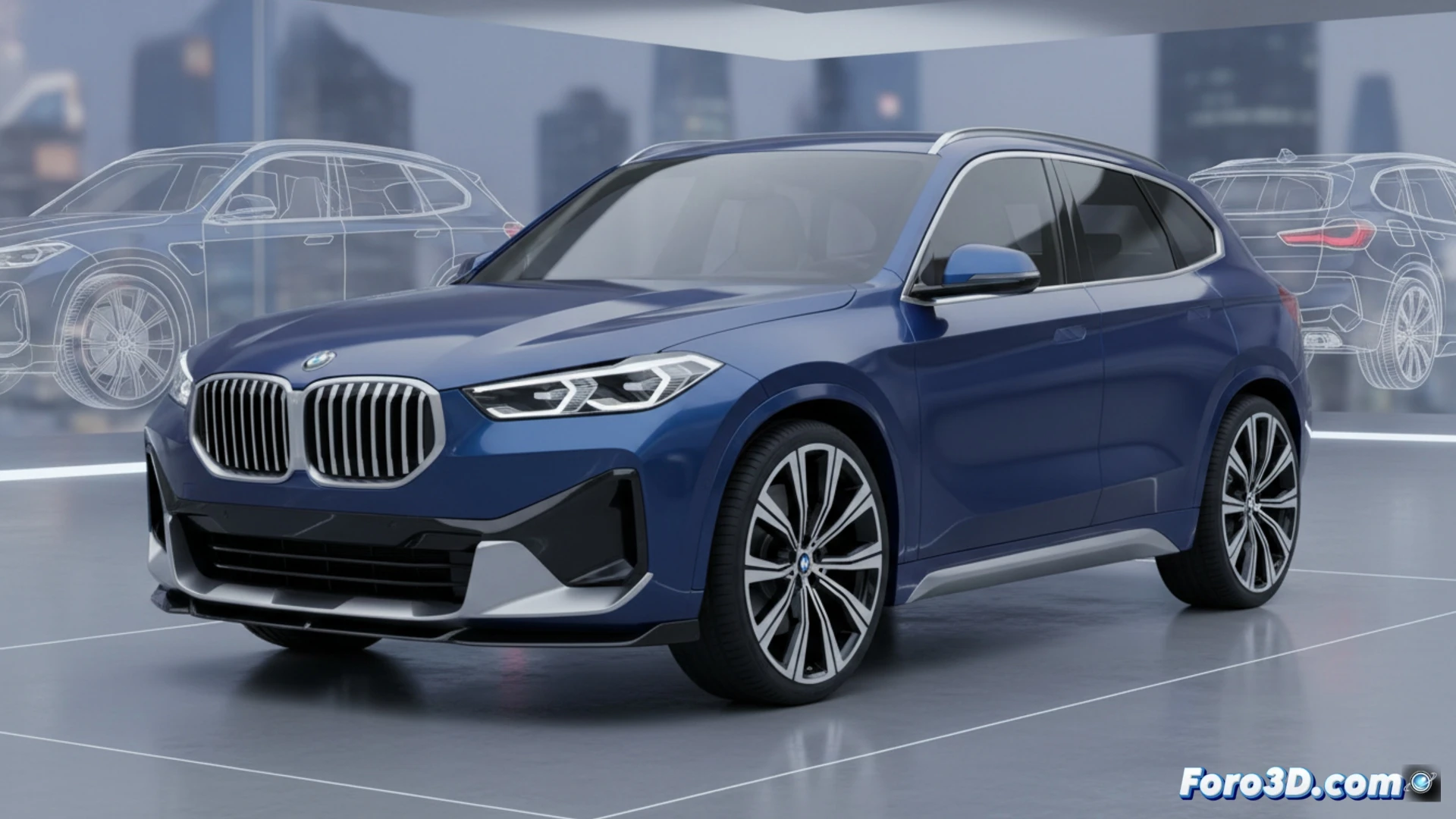 BMW X1 2027: El facelift diseñado en 3D