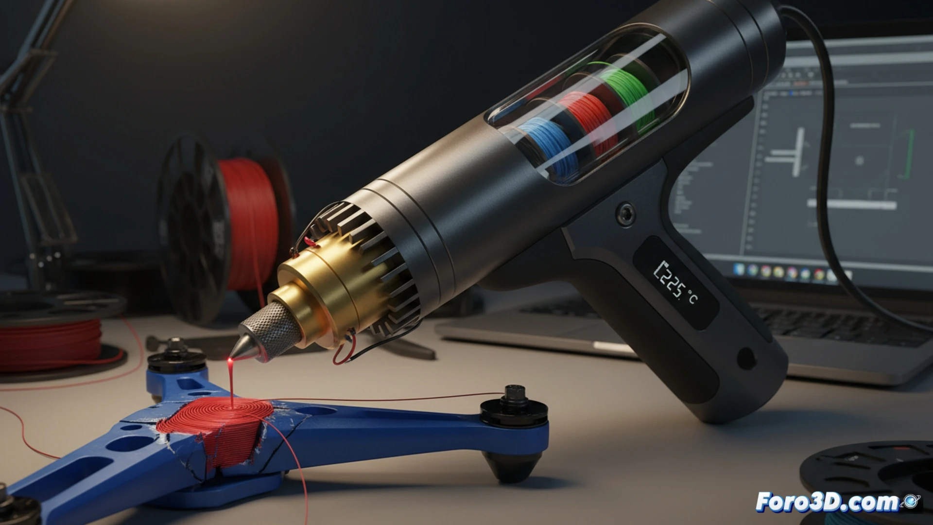 Bolígrafo 3D con hotend V6 para reparaciones profesionales