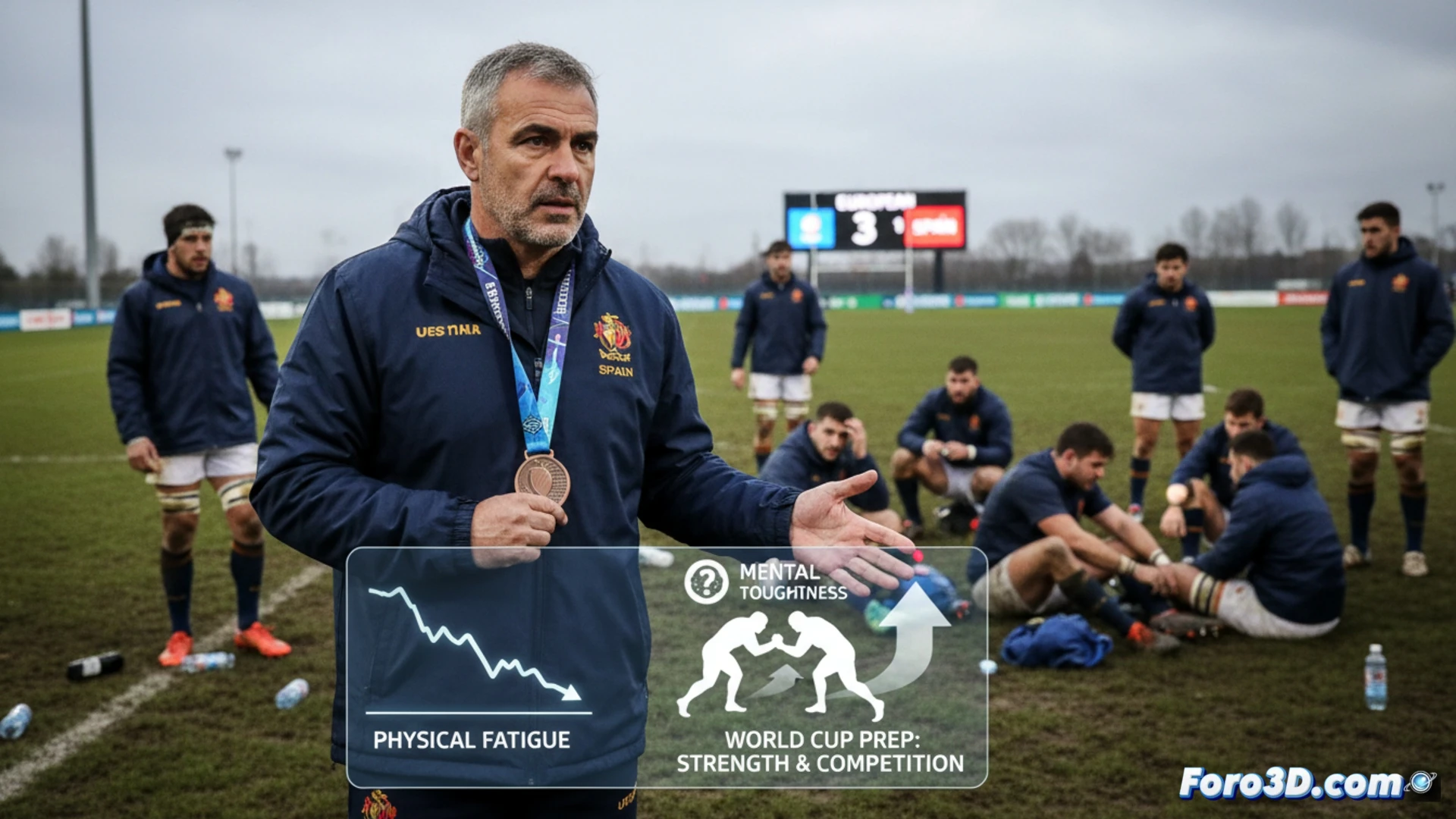 Bouza pide mejora física y mental tras el bronce europeo de España