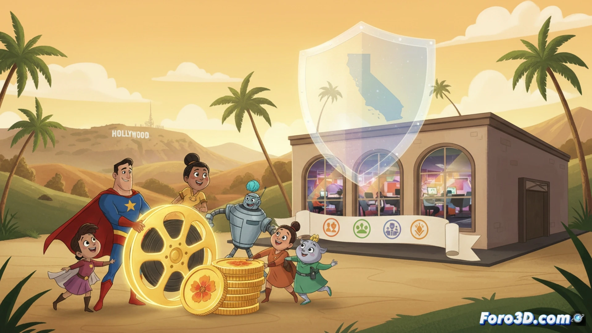 California incluye la animación televisiva en sus créditos fiscales por primera vez