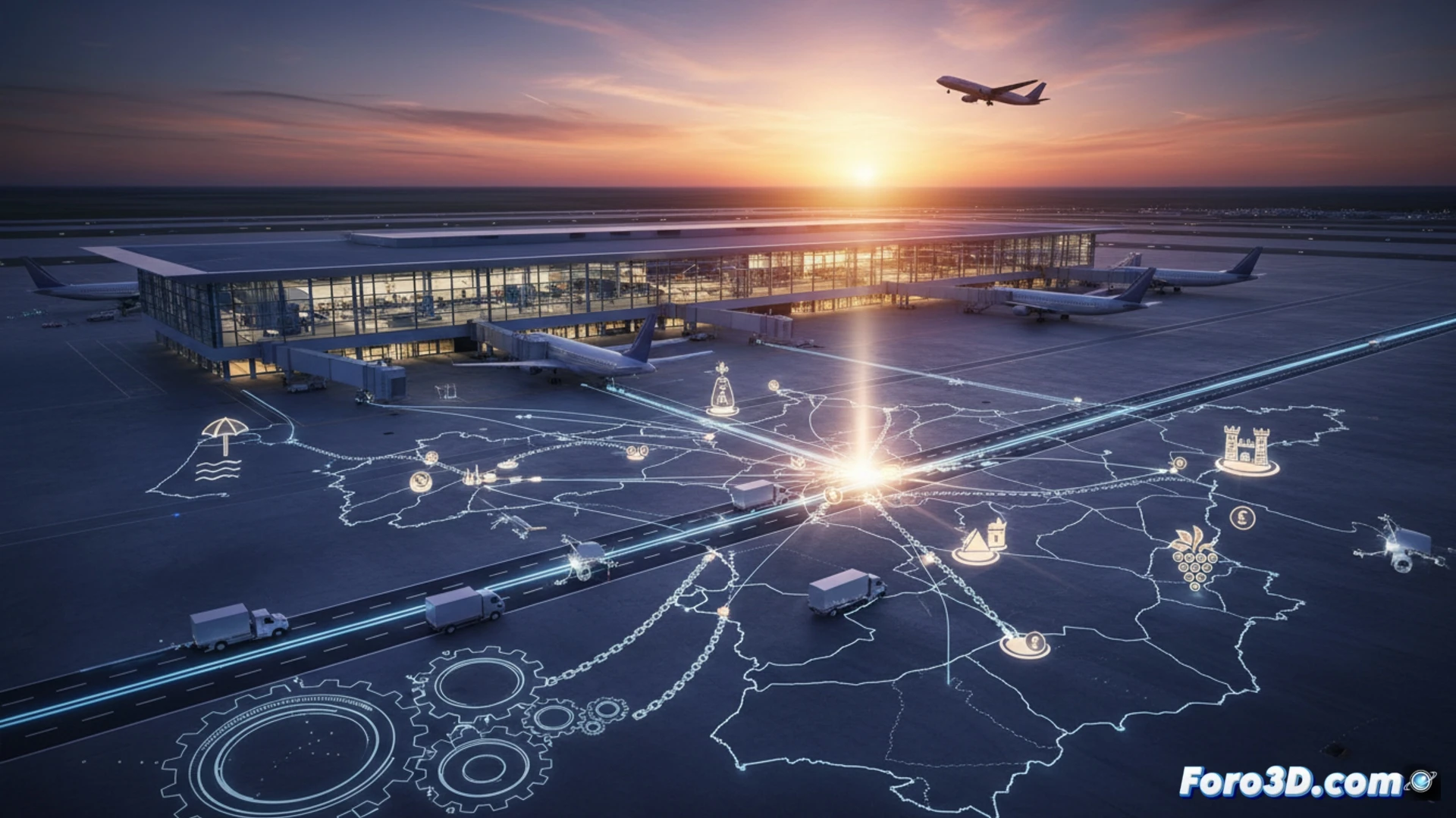 Castellón fortalece su nodo aéreo para dinamizar la cadena de suministro turística