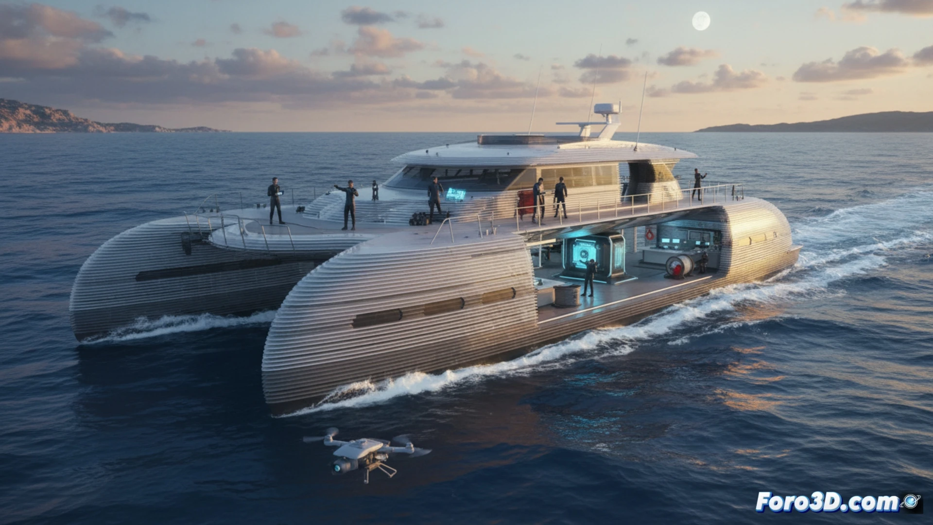 Catamarán oceánico impreso en 3D en menos de una semana