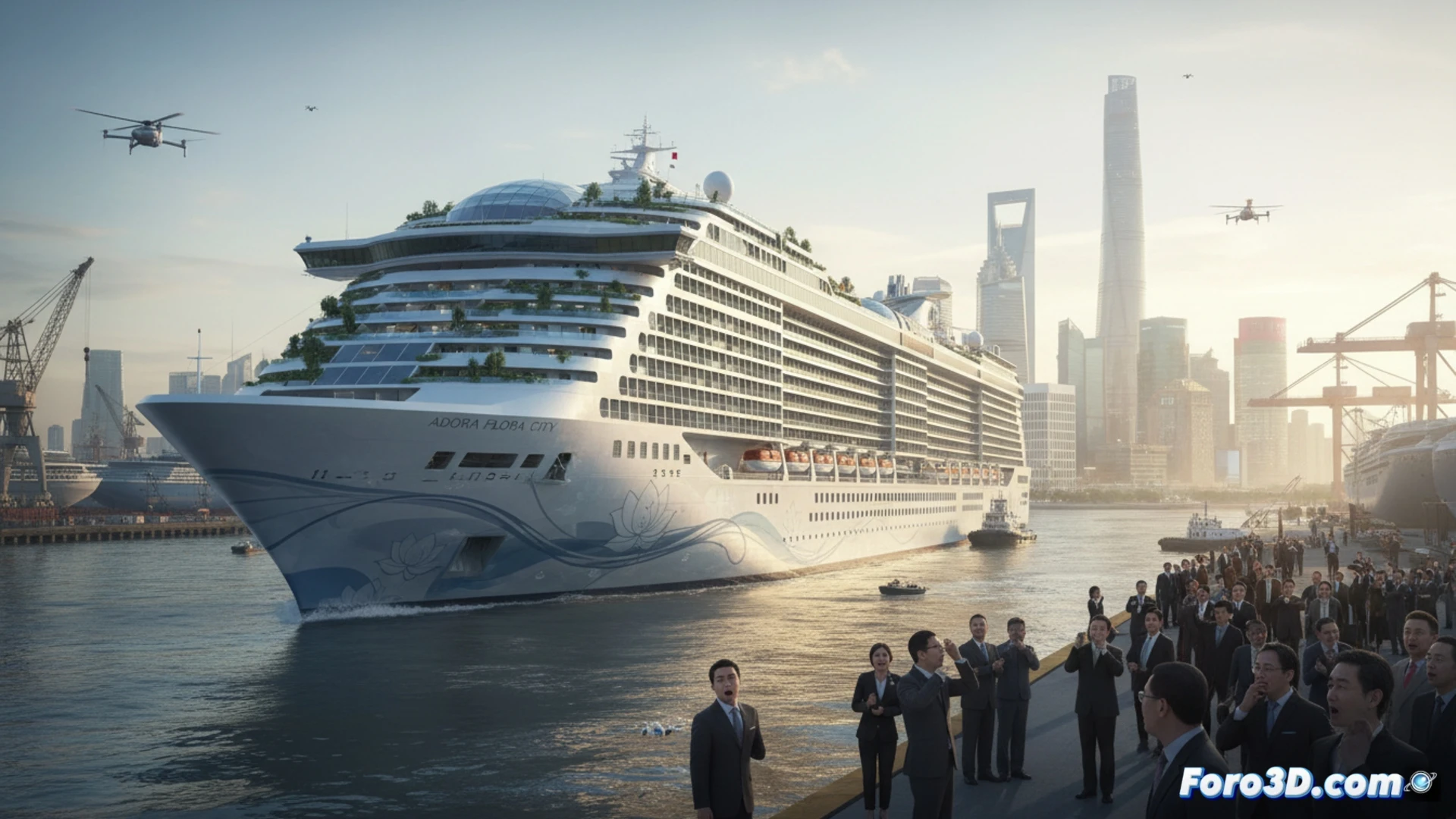 China rompe el monopolio europeo en la construcción de cruceros de lujo