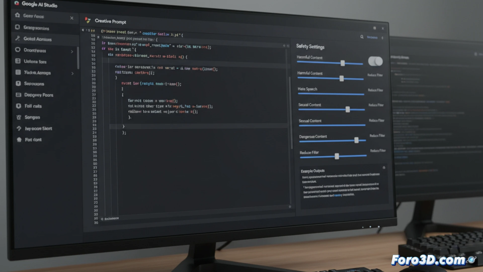 Configurar Gemini en AI Studio para reducir filtros de seguridad