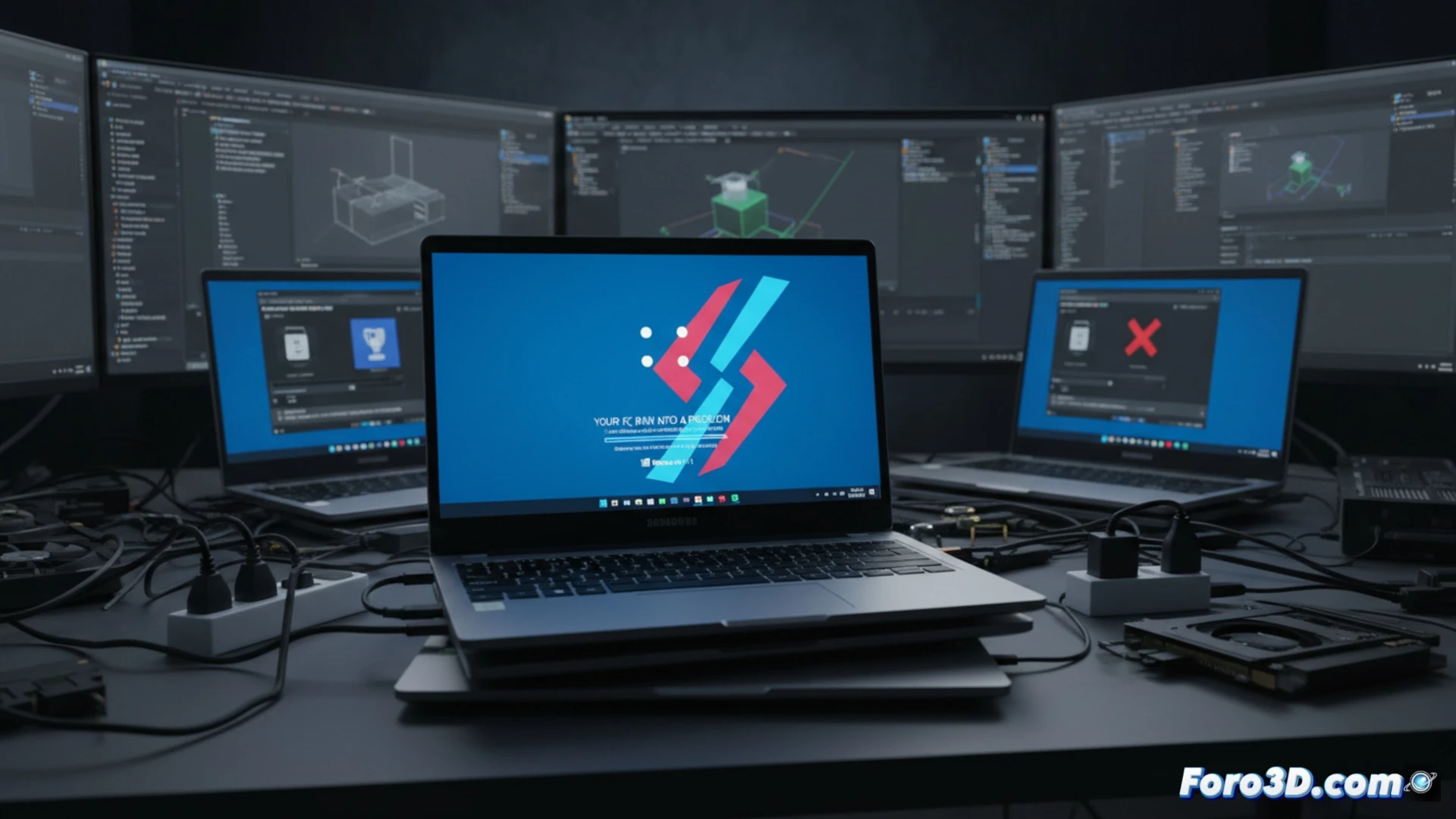 Conflicto software-disco paraliza portátiles Samsung: lección para estaciones 3D
