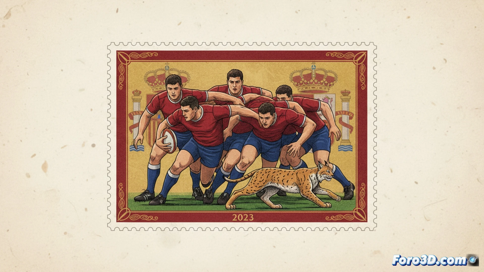 Correos emite un sello conmemorativo del rugby español