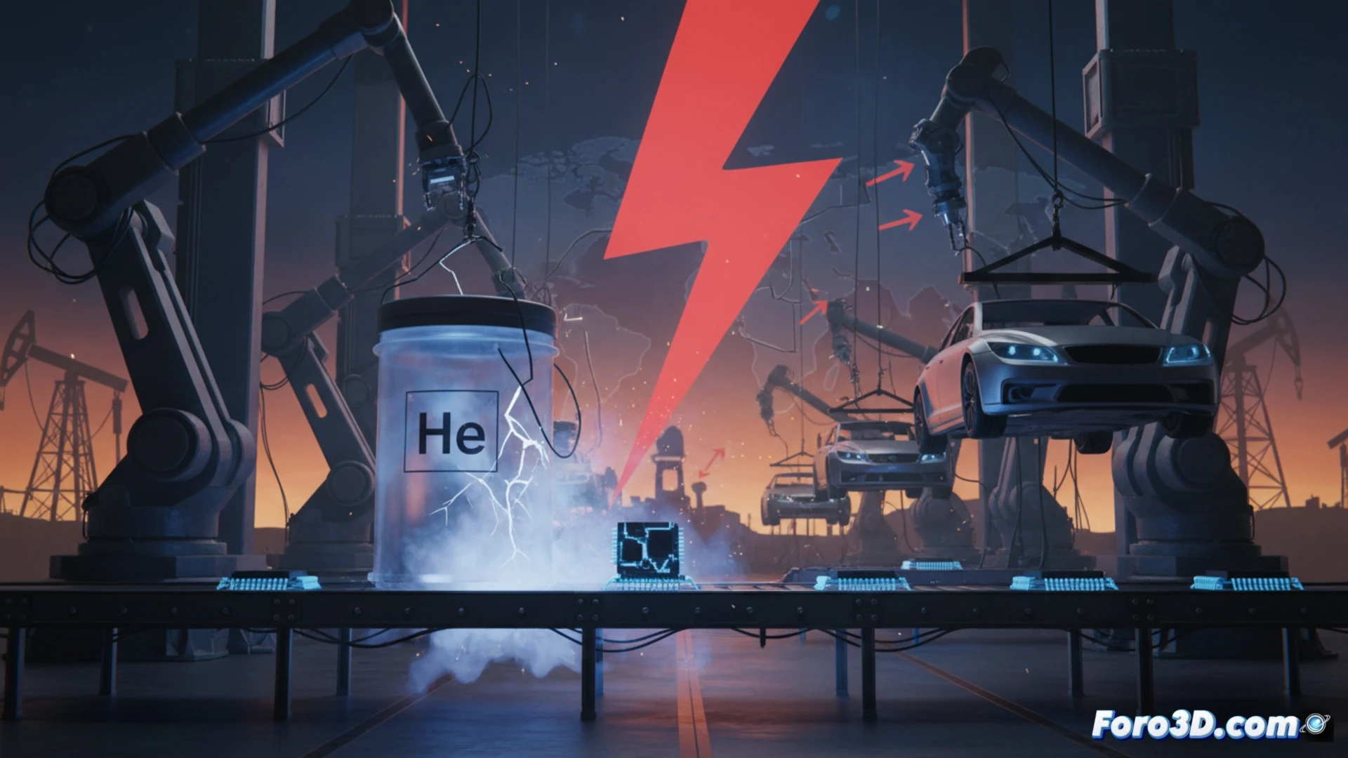 Crisis del Helio: La Nueva Amenaza a los Chips y al Automóvil