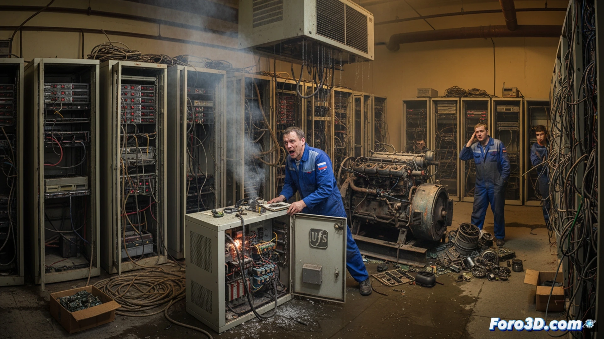 Crisis en centros de datos rusos por fallos masivos y falta de repuestos