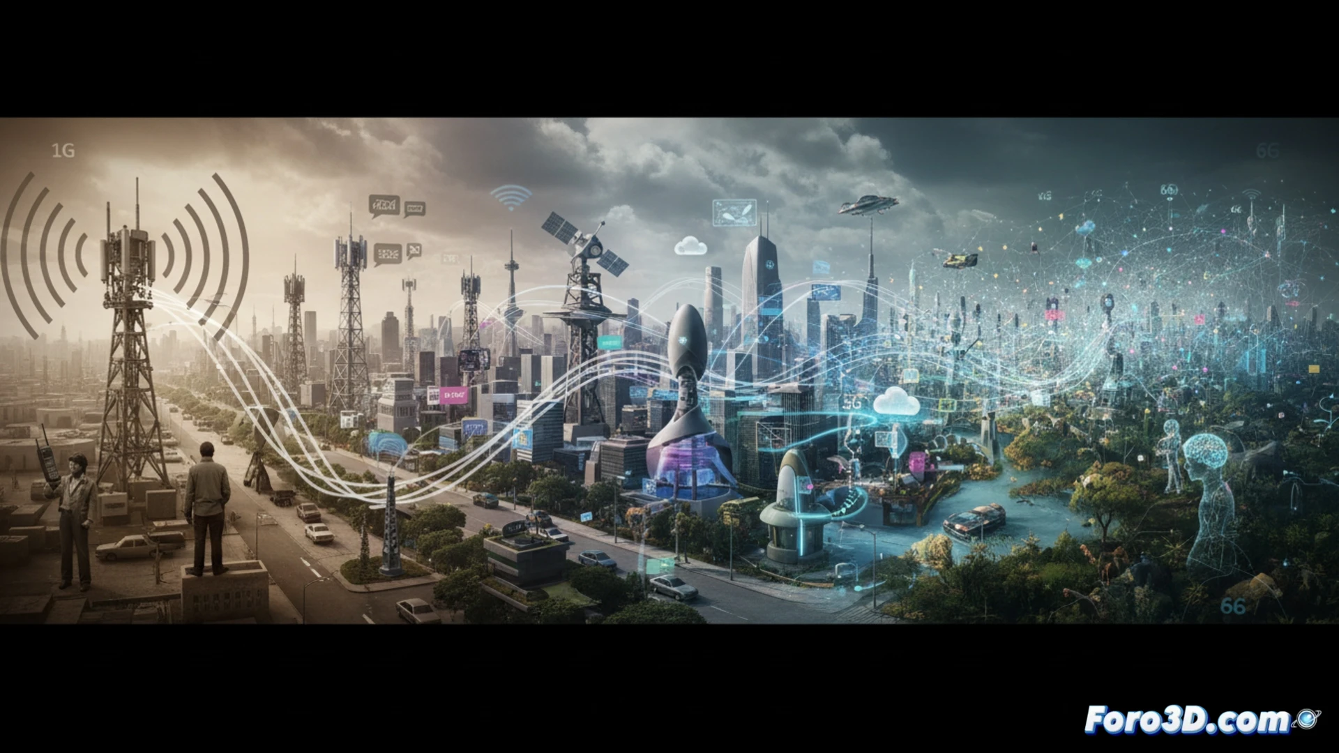 De la 1G a la 6G: cuando la red se convierte en el entorno