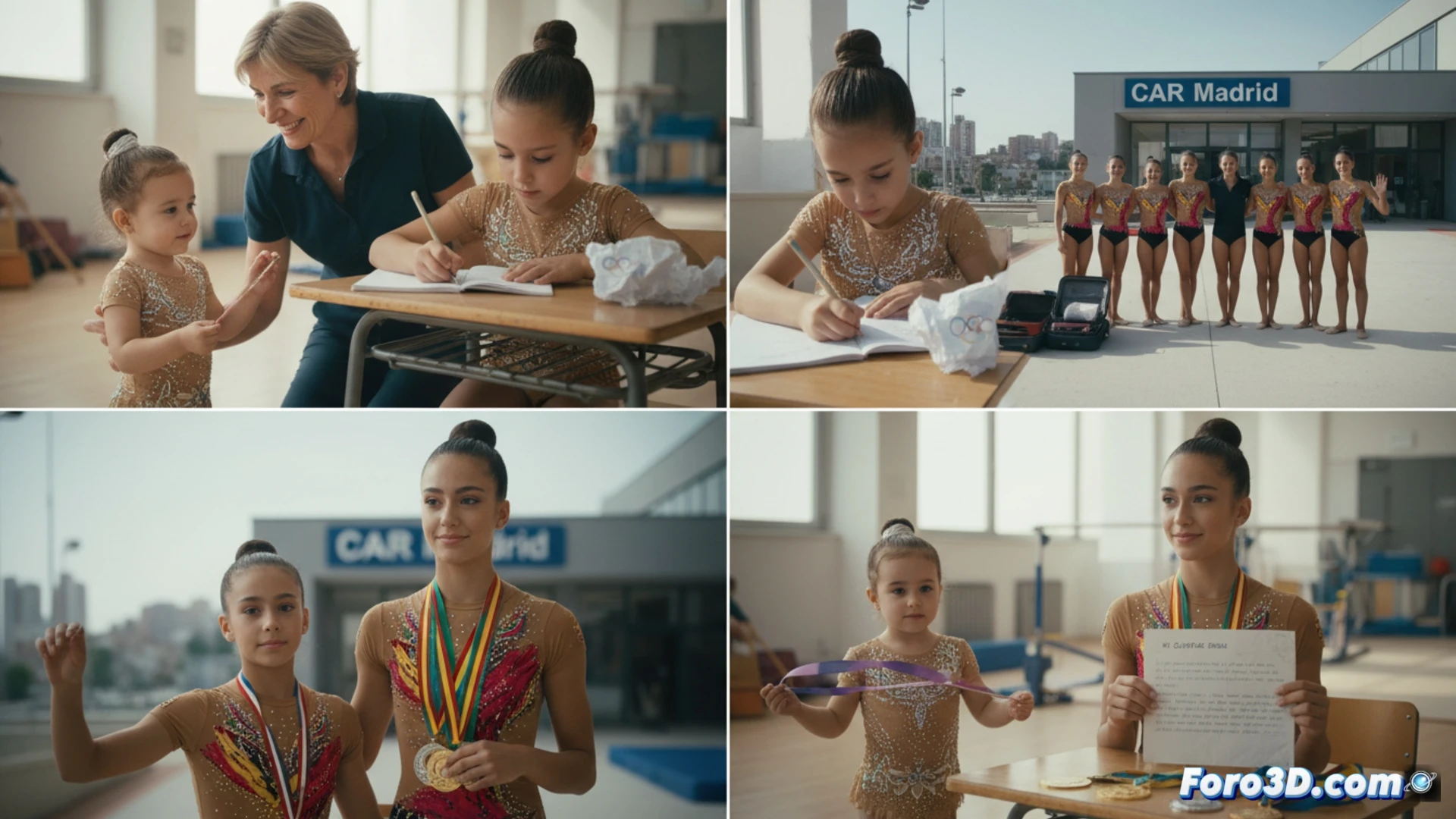 De la ilusión infantil al podio: tecnología 3D en gimnasia rítmica