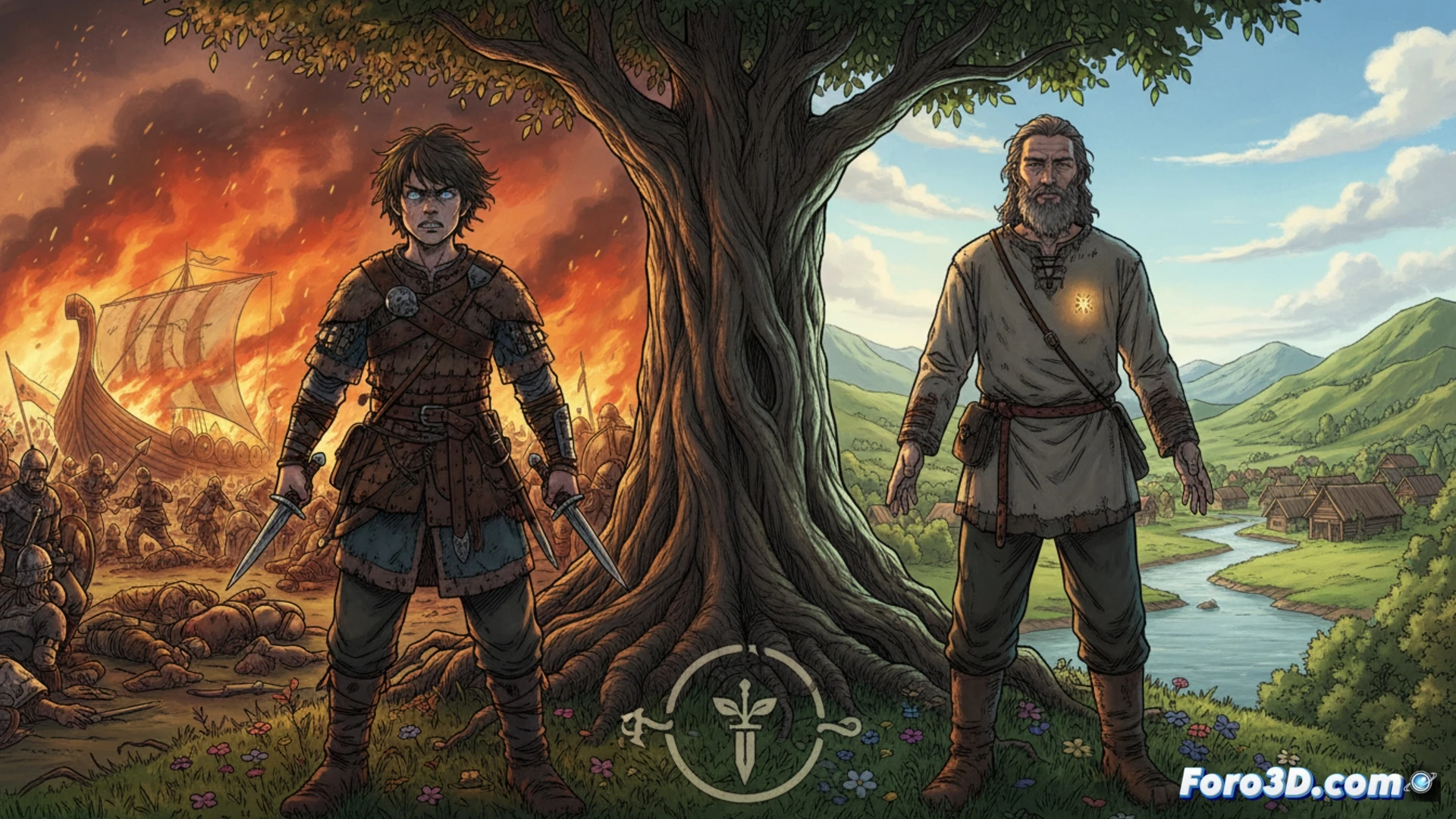 De la venganza a la paz: lecciones narrativas de Vinland Saga