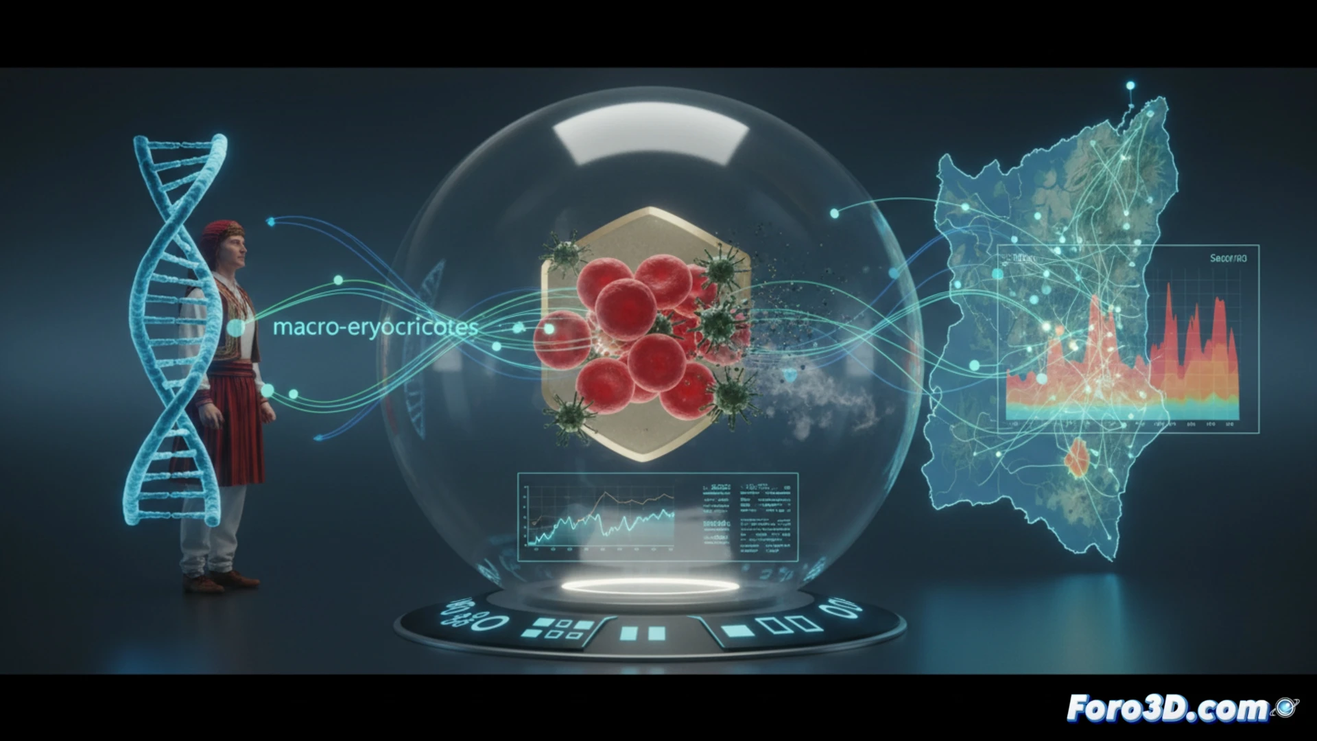 Defensa genética sarda contra la malaria: un modelo 3D para la epidemiología visual