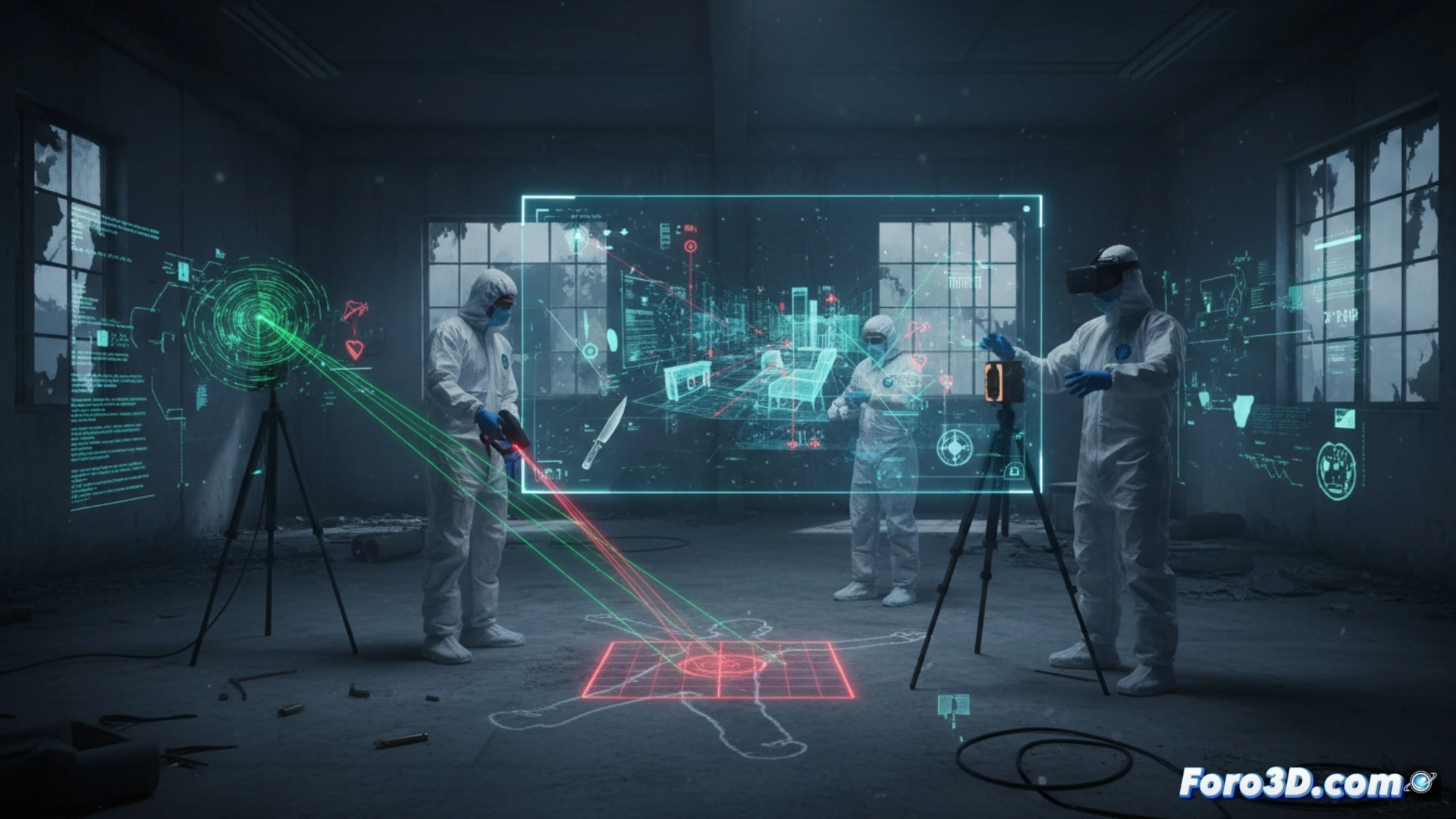 Del thriller a la realidad: reconstrucción 3D de escenas del crimen