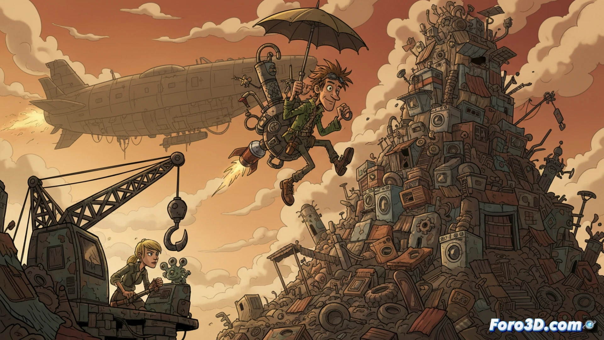 Deponia, clásico point-and-click gratis en Steam hasta el 16 de marzo