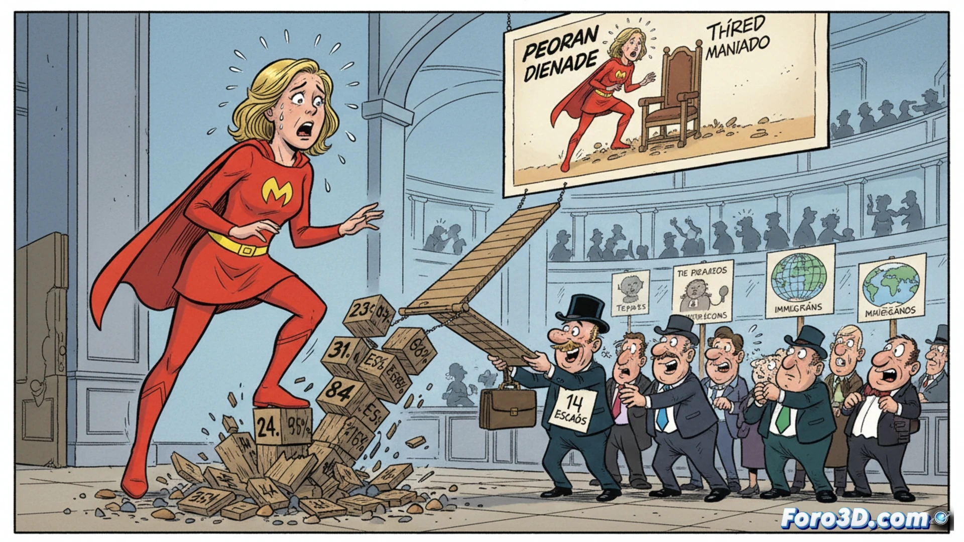 Dinamarca fragmentada: visualizar la complejidad política en 3D