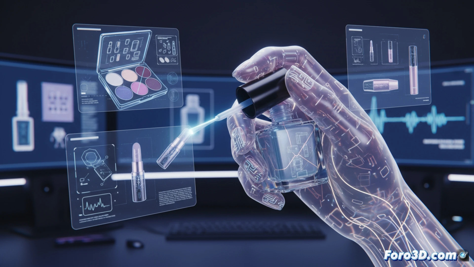 Diseño 3D y el futuro de los cosméticos inteligentes