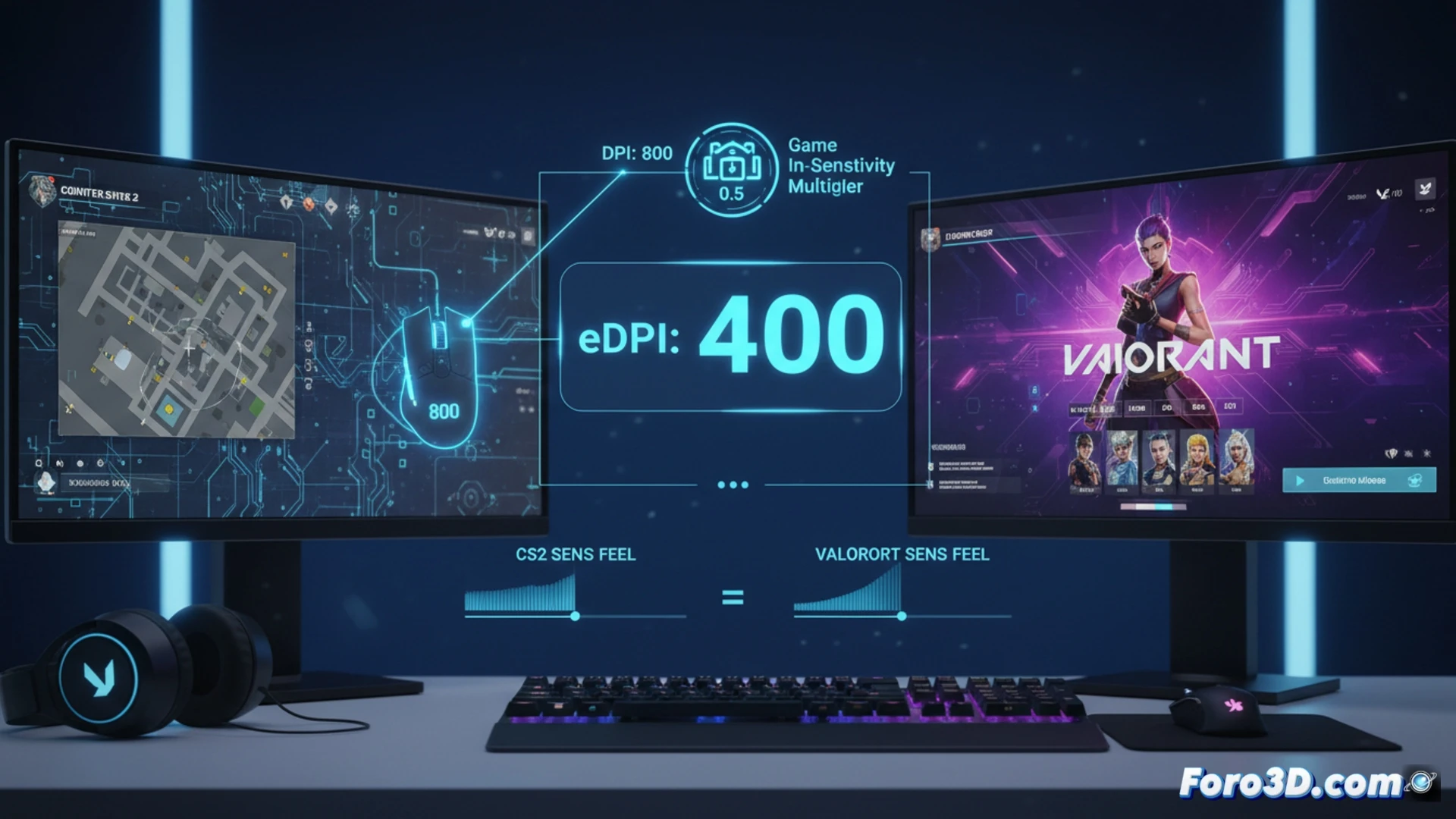 eDPI: La fórmula para igualar sensibilidad entre juegos