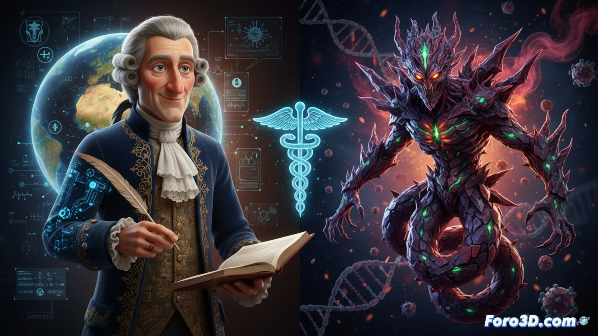 Edward Jenner 3D: Diseño de Personajes para una Epopeya Científica Animada