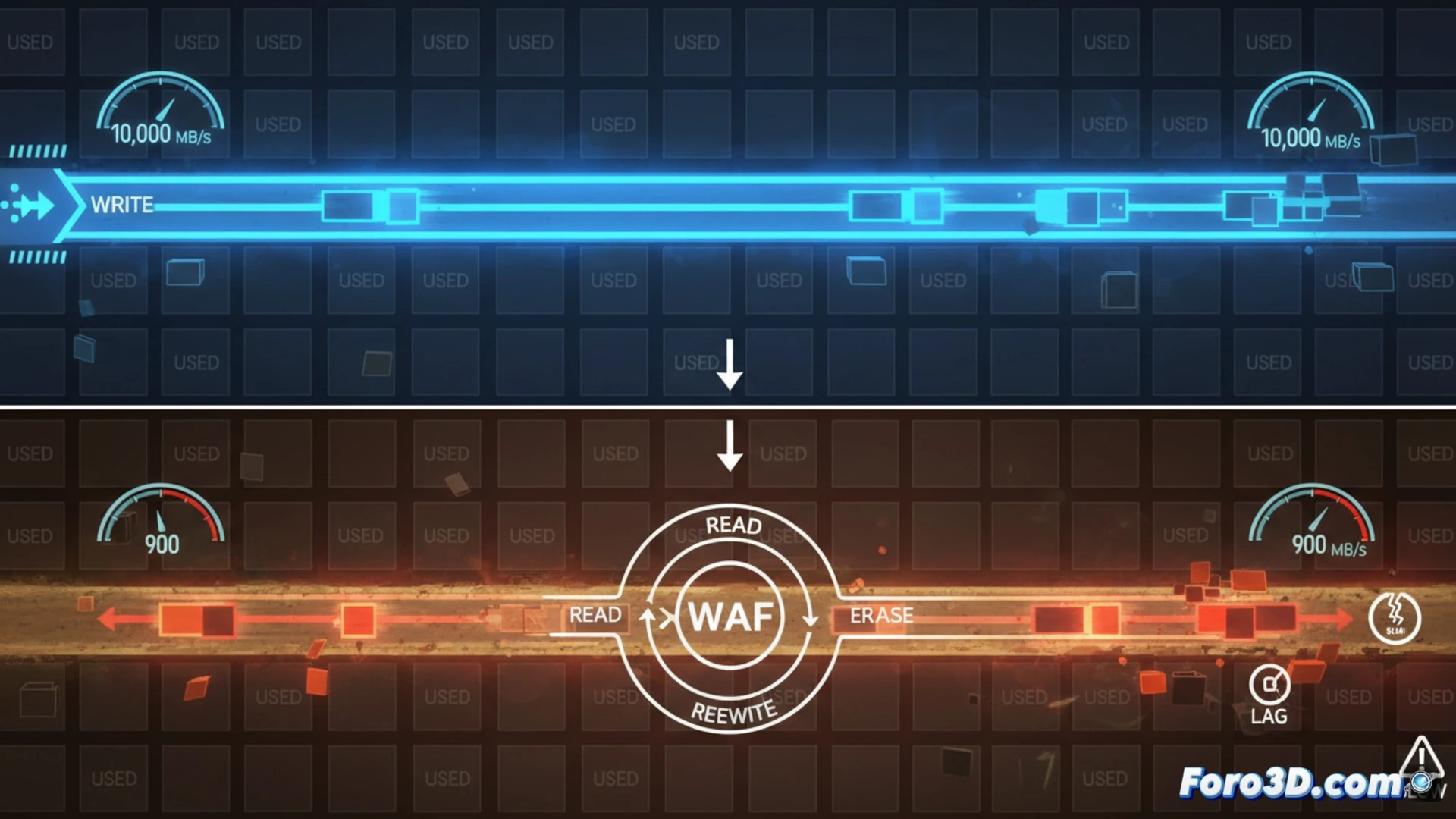 El cuello de botella invisible: por qué un SSD lleno ralentiza tu flujo 3D
