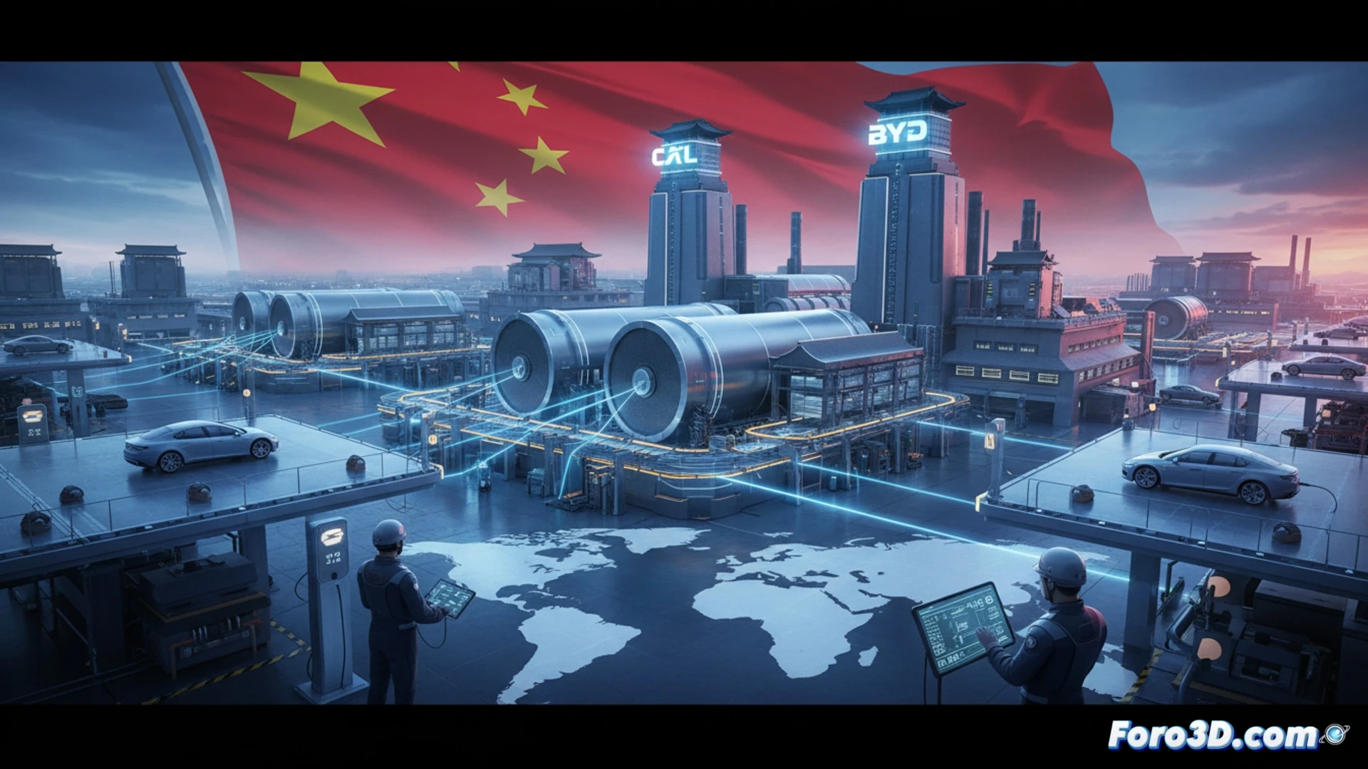 El dominio chino en baterías para coches eléctricos y su expansión global