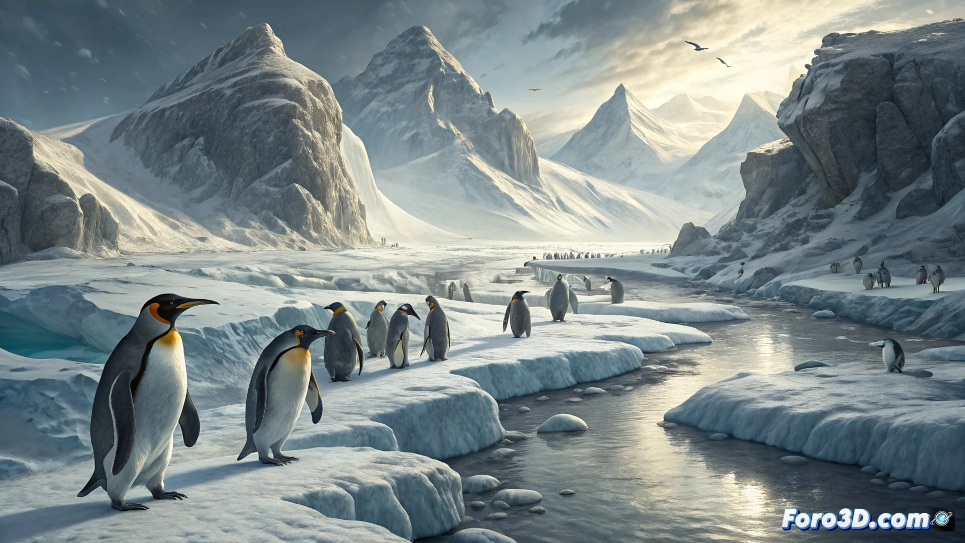 El frente polar como campo de batalla: lecciones en 3D