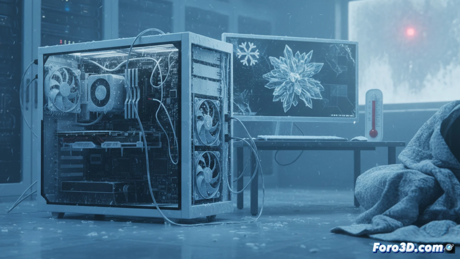 El frío extremo: un riesgo oculto para tu estación de trabajo 3D