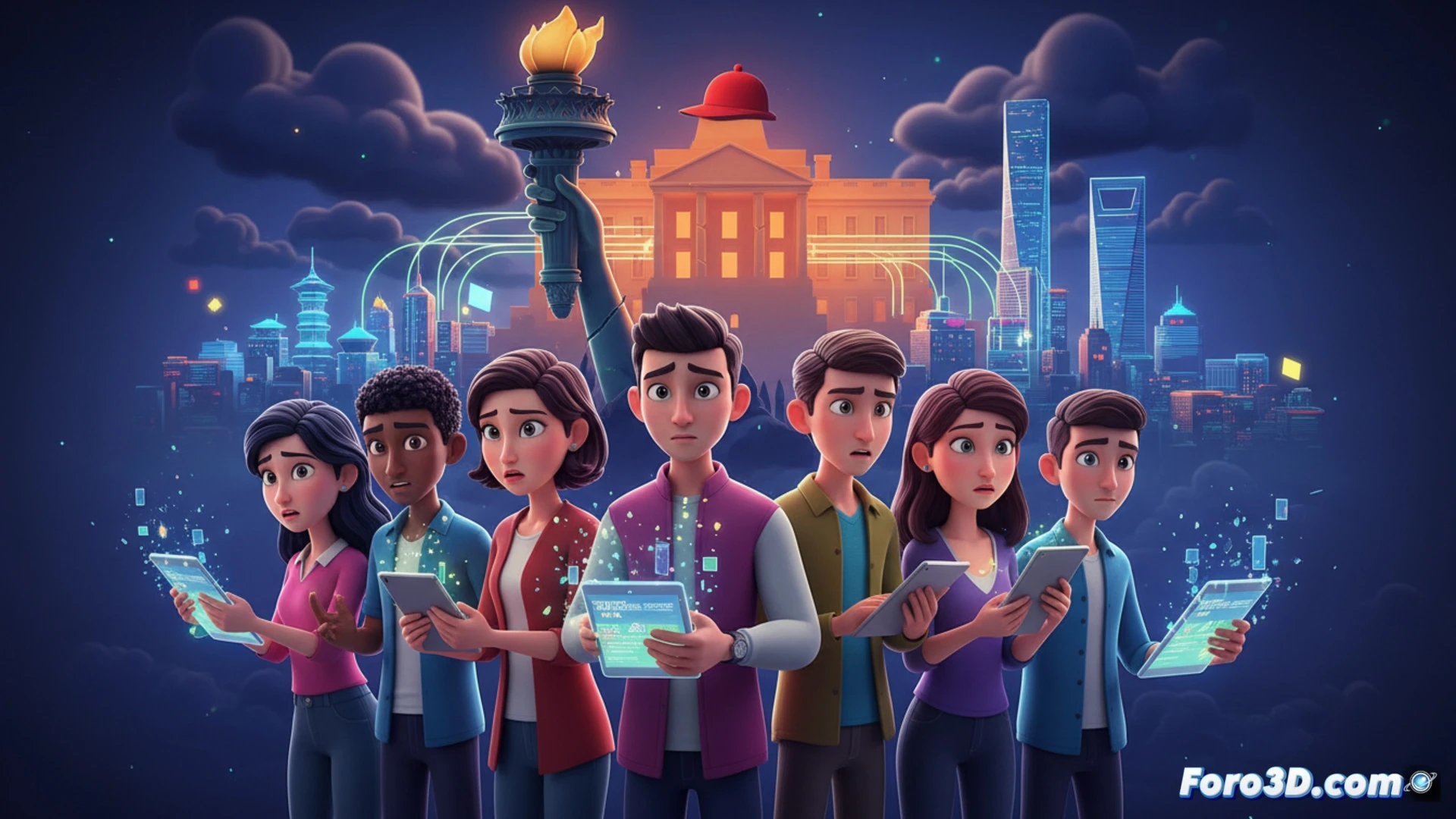 El giro educativo: de EE.UU. a Asia, un mapa 3D de la fuga de cerebros