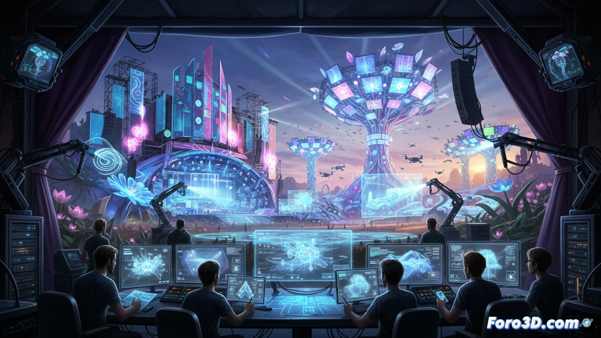 El Jardín de las Delicias 2026: Tecnología 3D Tras el Escenario