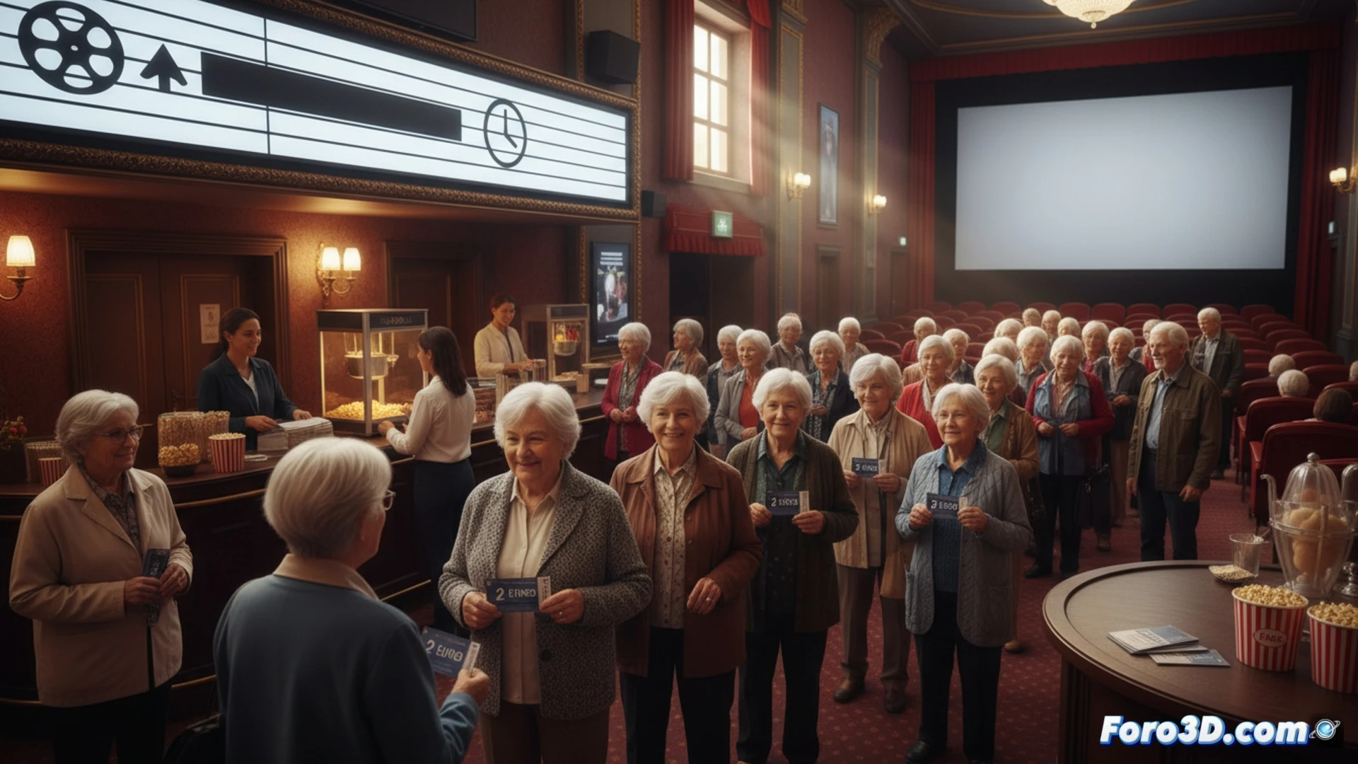 El programa de cine senior recibe una prórroga de 3 millones hasta junio